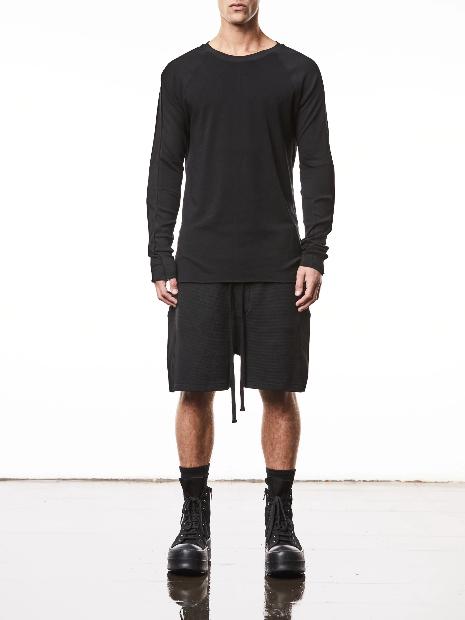 Лонгслив thom/krom M TS 844 Black