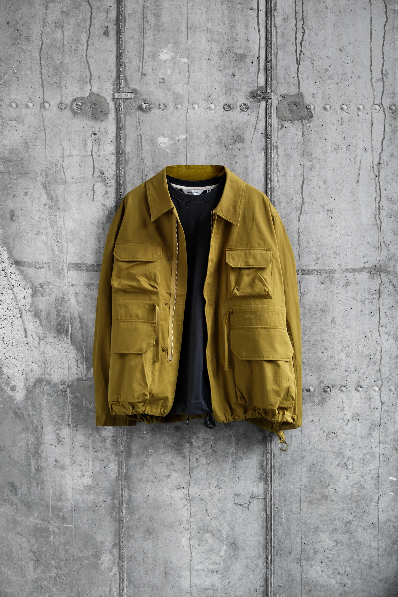 Овершот Uniform Bridge 4pocket Coach Jacket Mustard Green