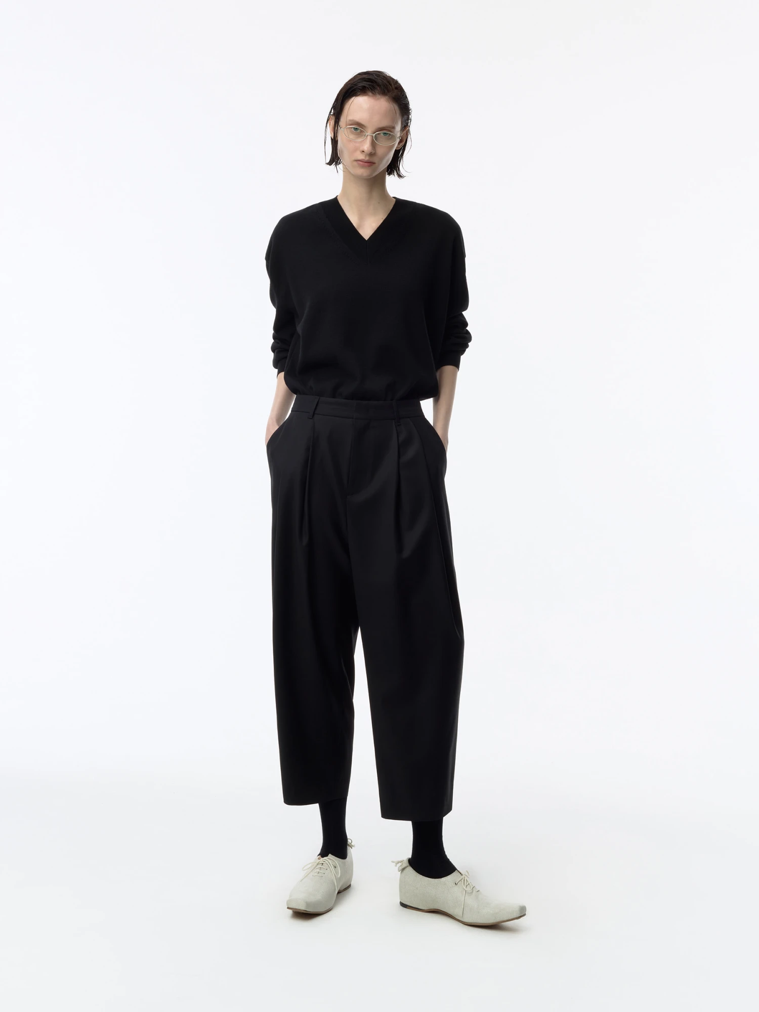 Брюки ADERERROR Sig BK Tag Slacks 01 Black