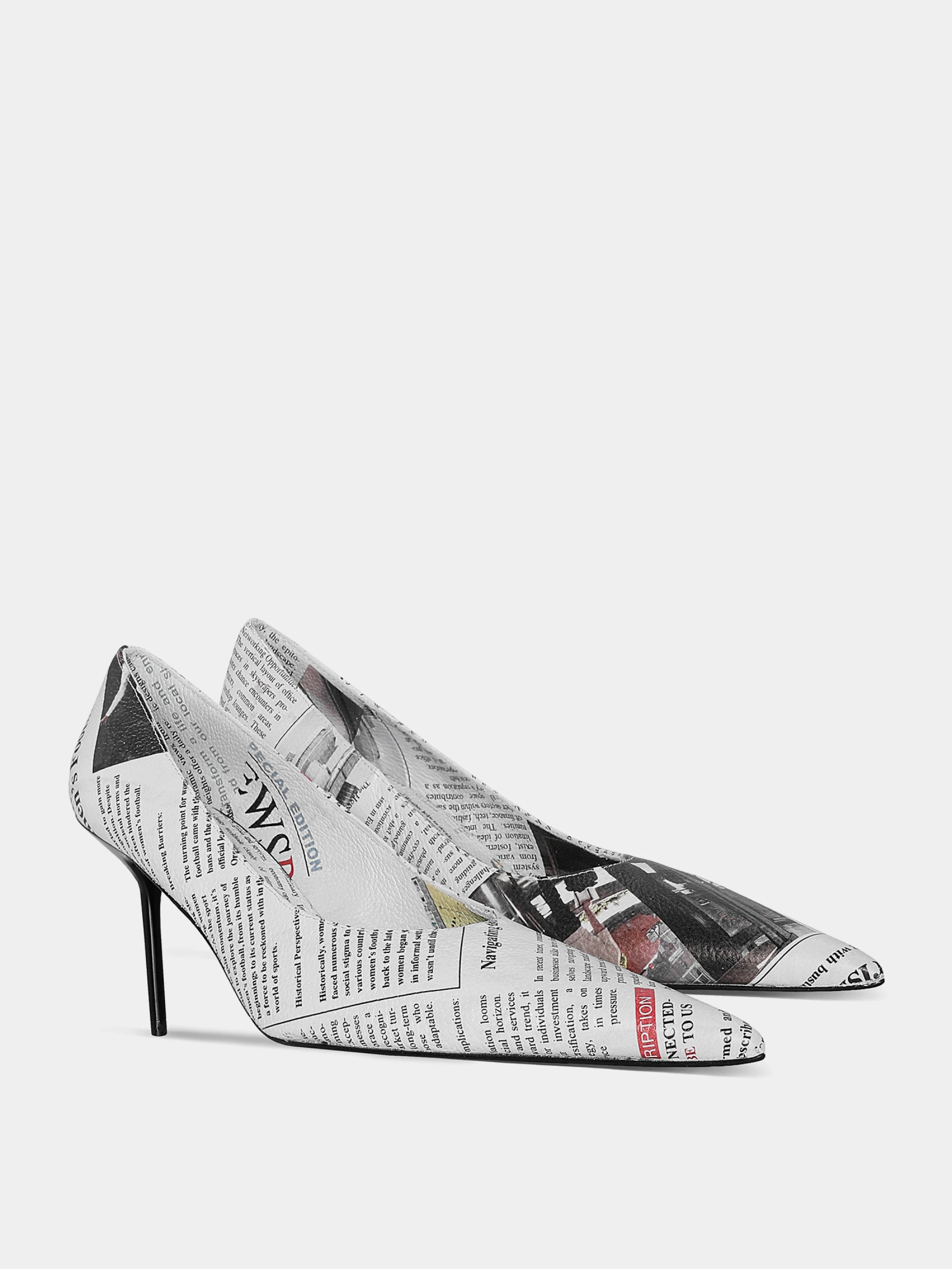 Женские туфли ABRA Newspaper Pump Print