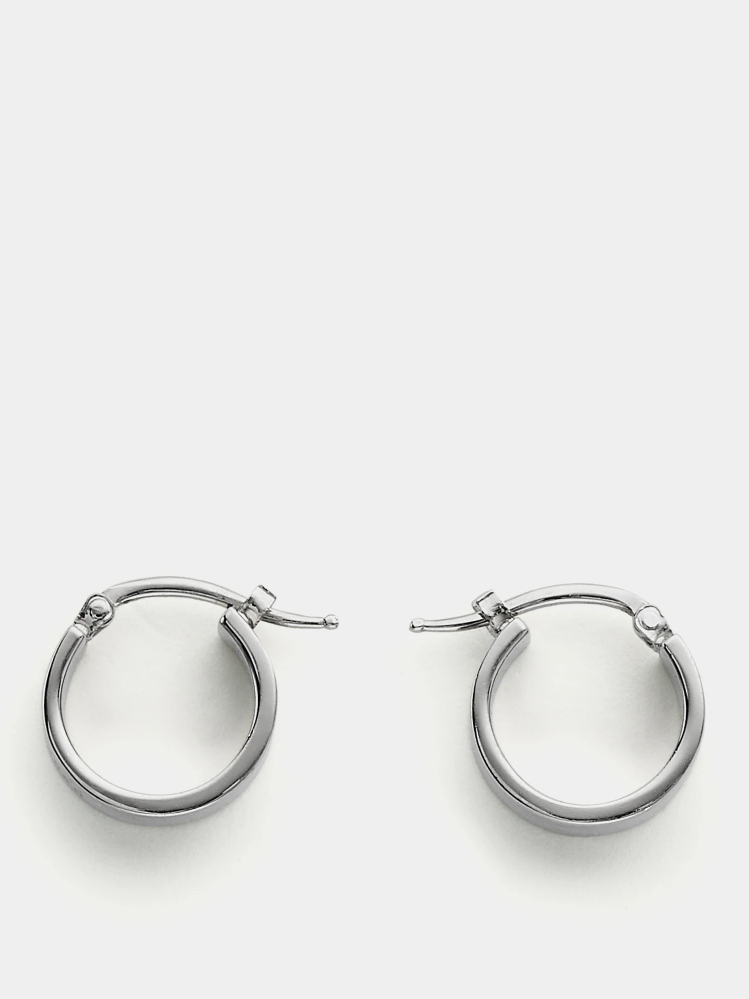 Серьги MM6 Maison Margiela Minimal Logo Palladio