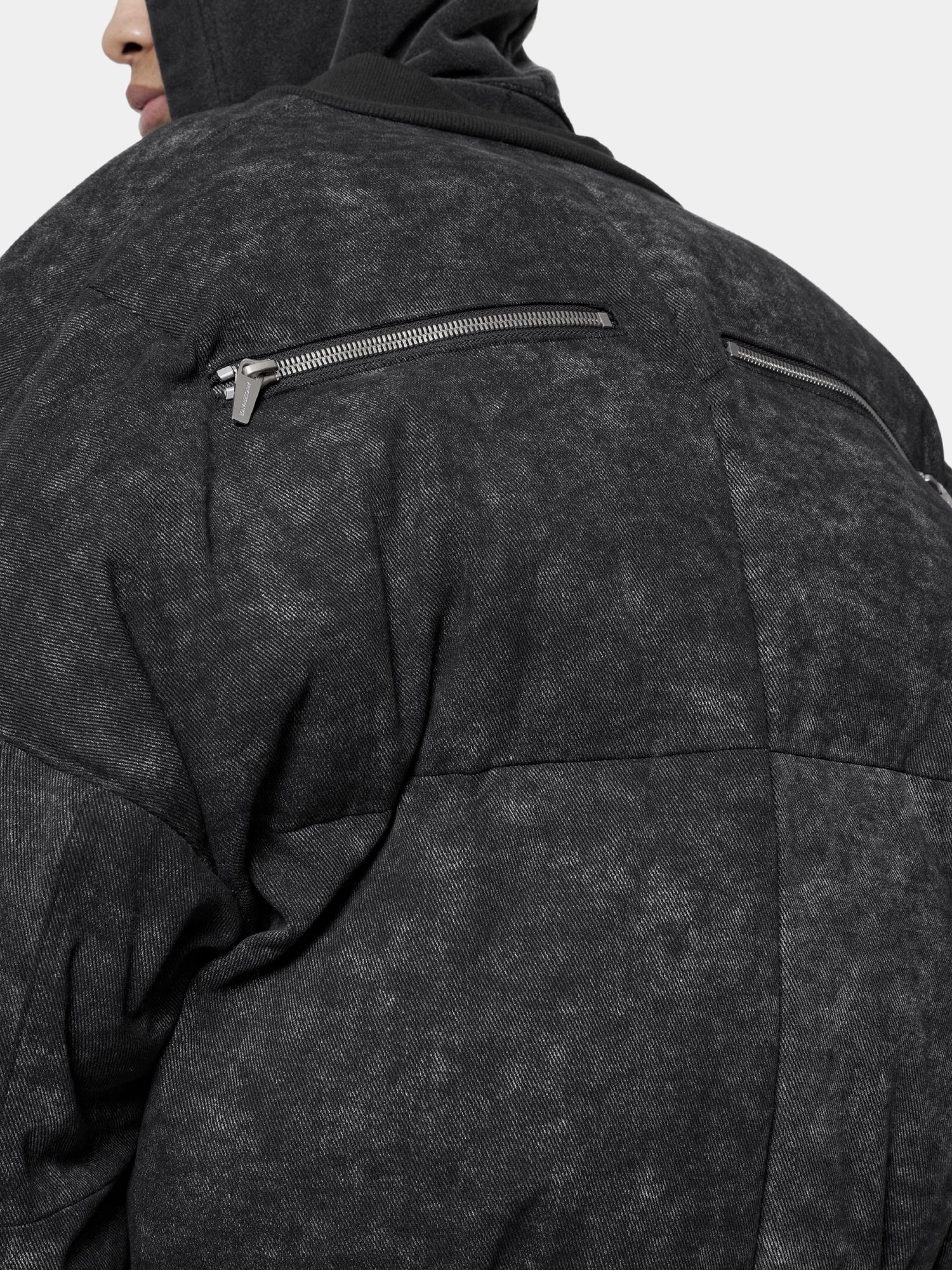 Пуховик ARNODEFRANCE Dirty Canvas Washed Black