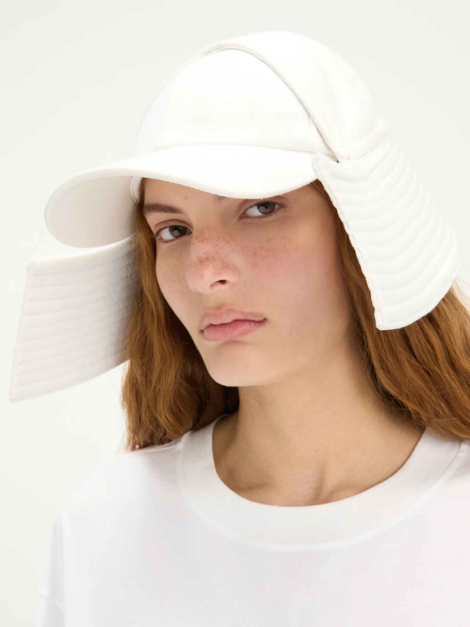 Кепка Jean Paul Gaultier Denim Drill Bob Marine Hat White