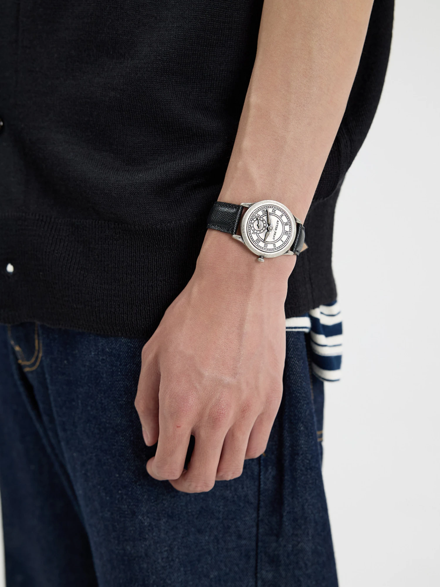 Браслет AFTER PRAY Safari Watch Leather Black