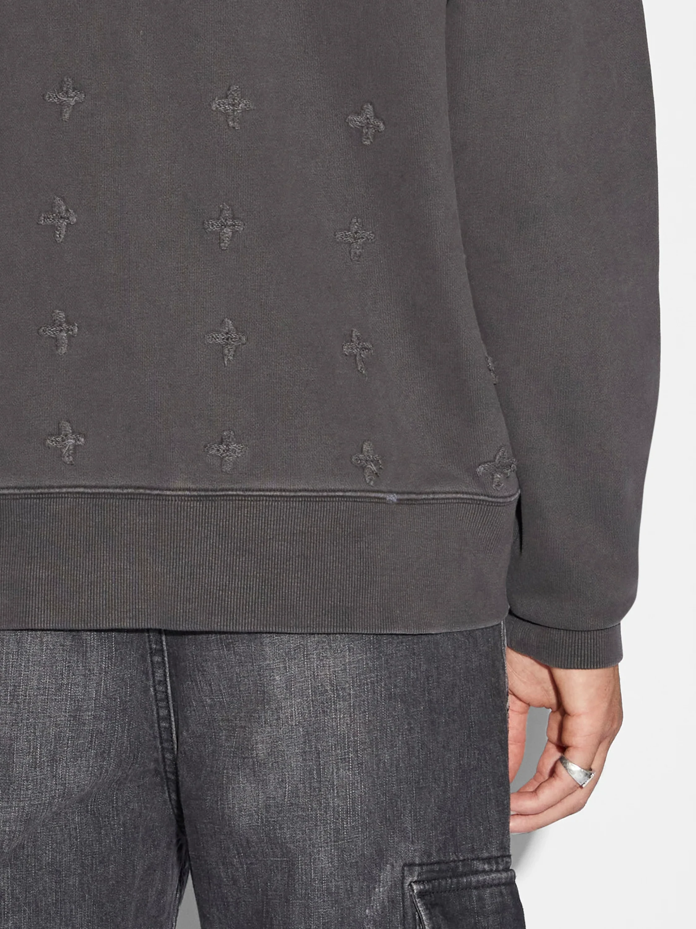 Зип-худи Ksubi Kash Thru Hoodie Faded Black