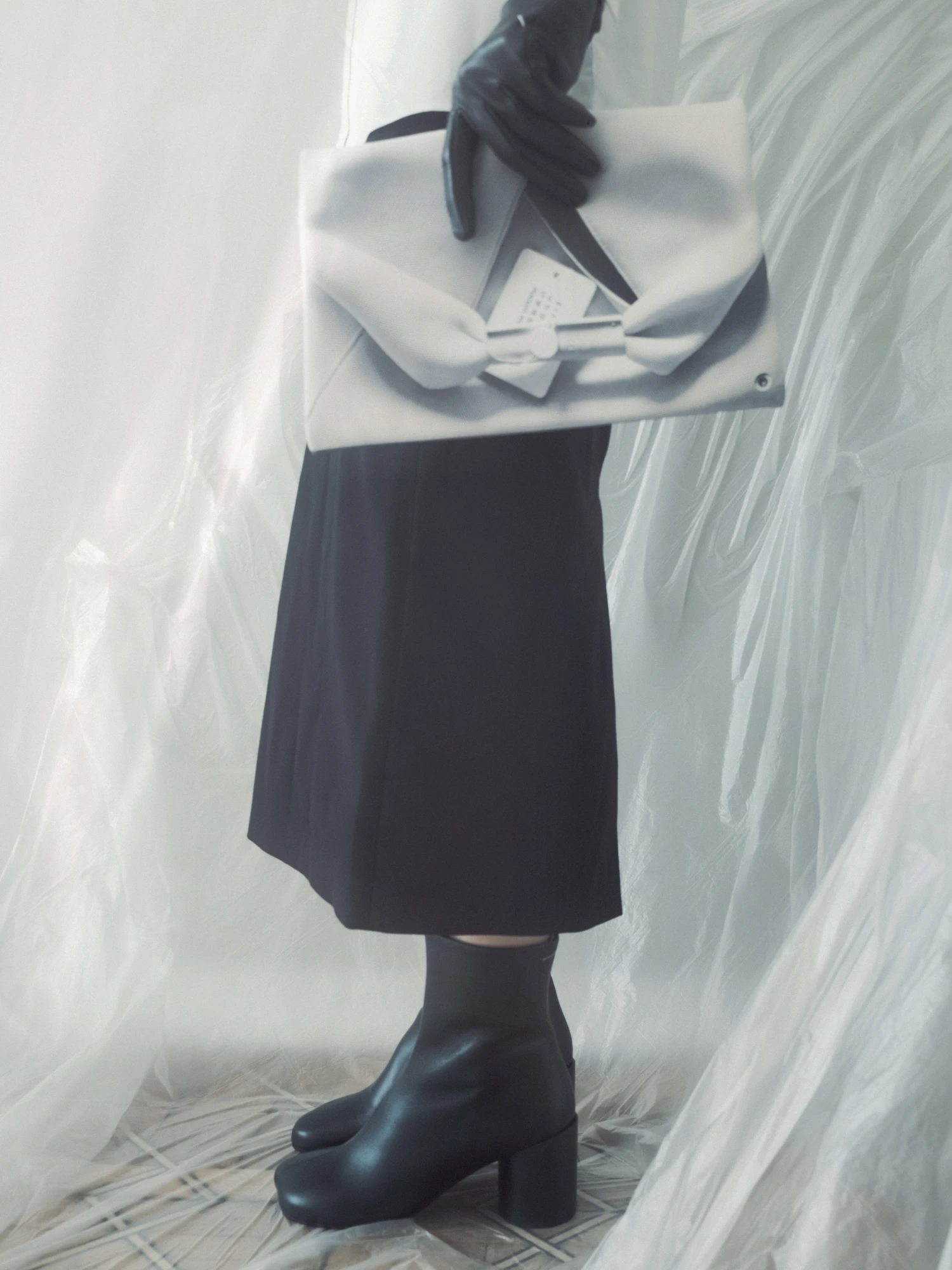 Женские перчатки Maison Margiela Four Stitches Black