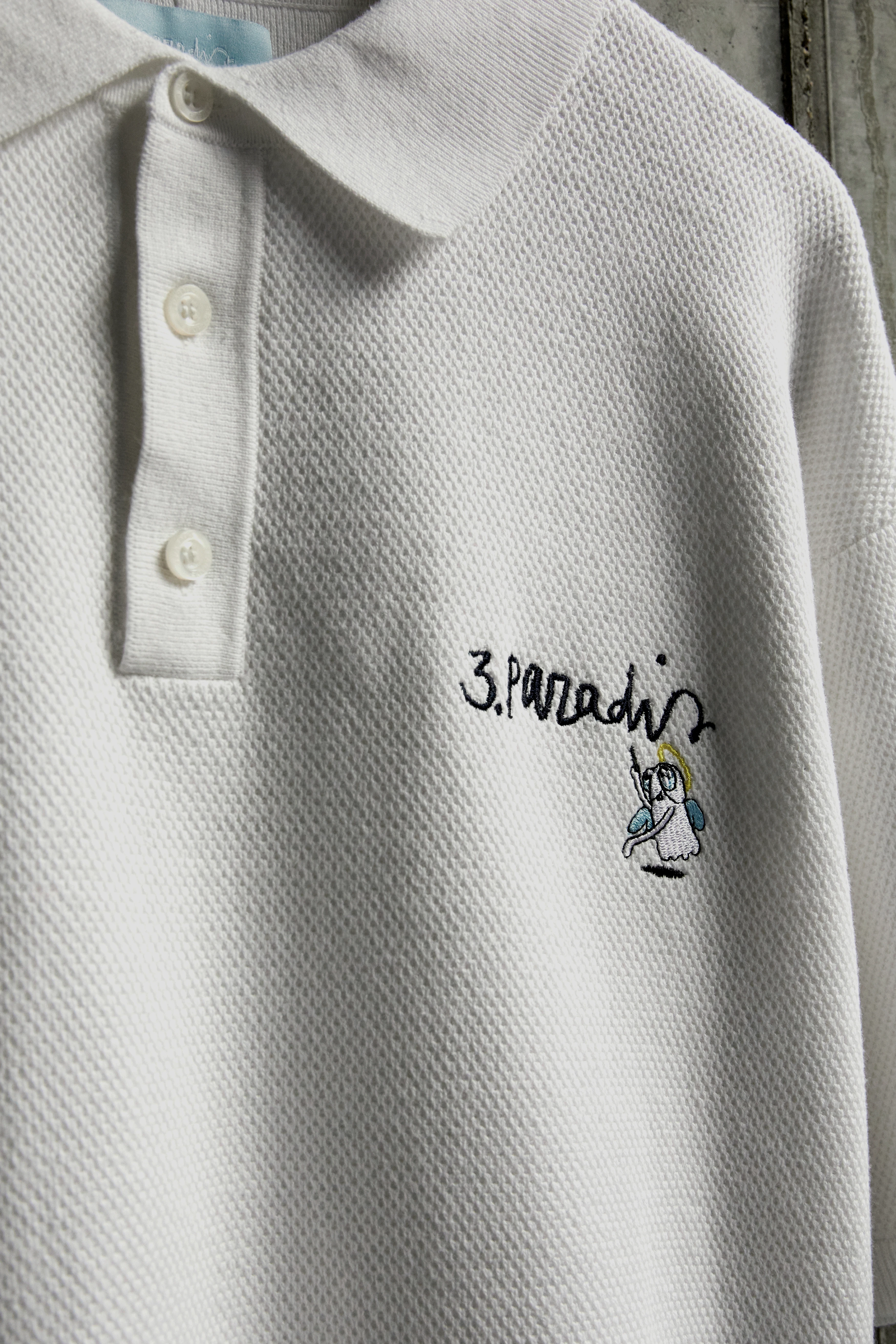 Поло 3.PARADIS SS Polo White