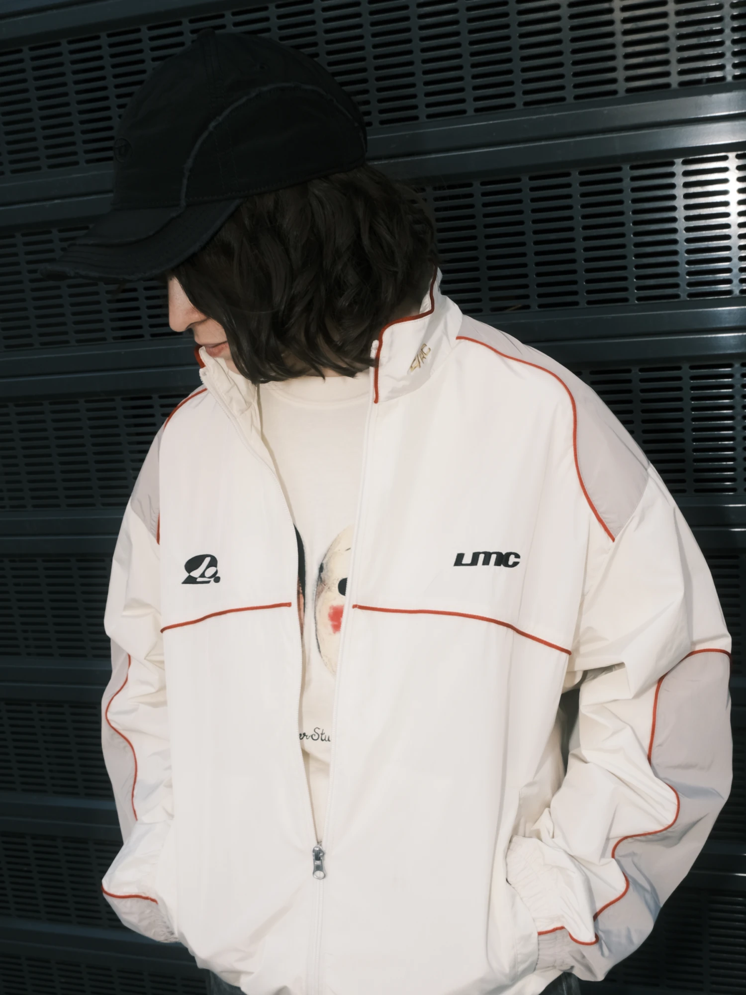 Олимпийка LMC Racing Track Jacket Cream