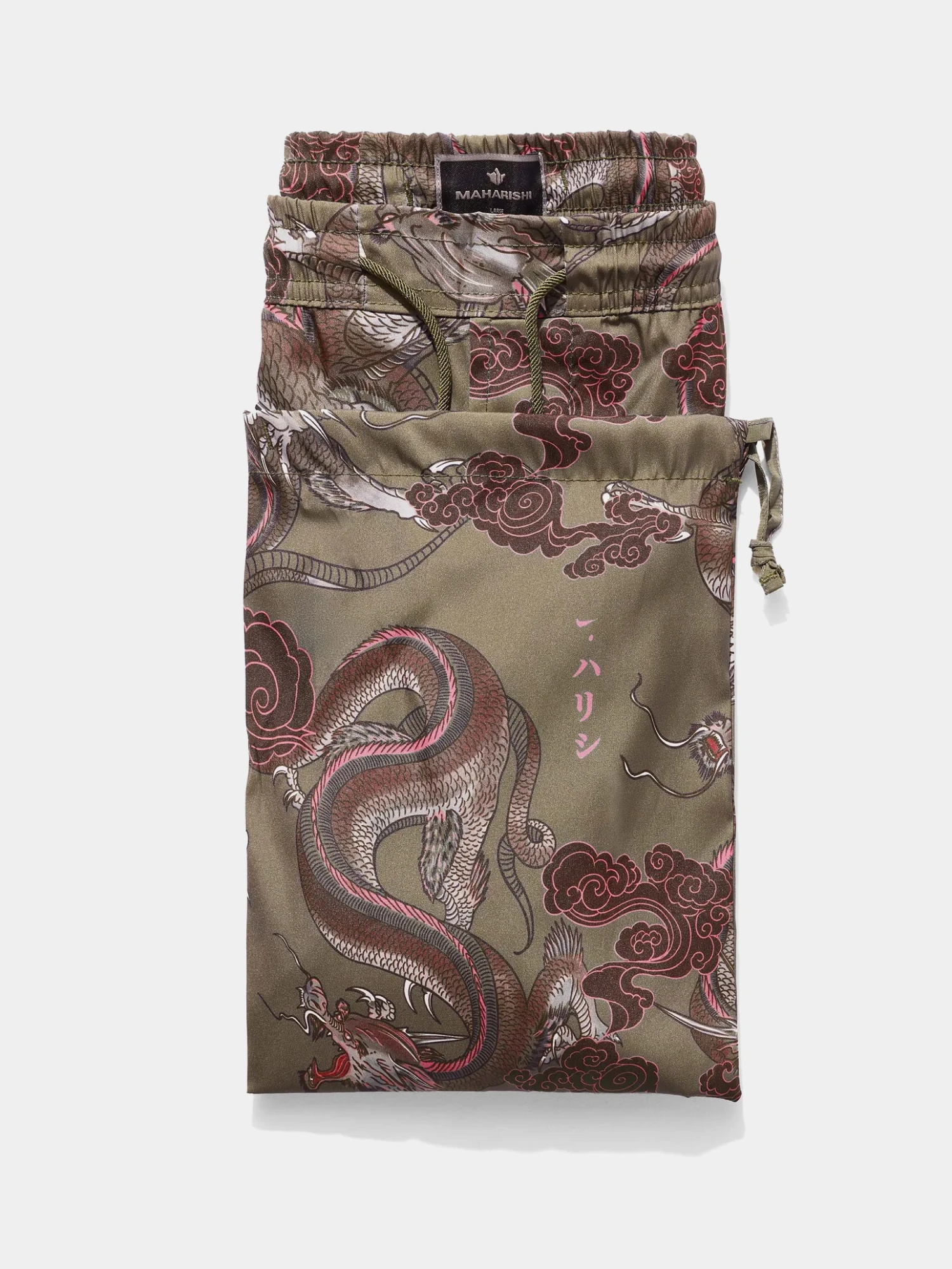 Плавки MAHARISHI 1549 Dragon Swim Shorts Olive