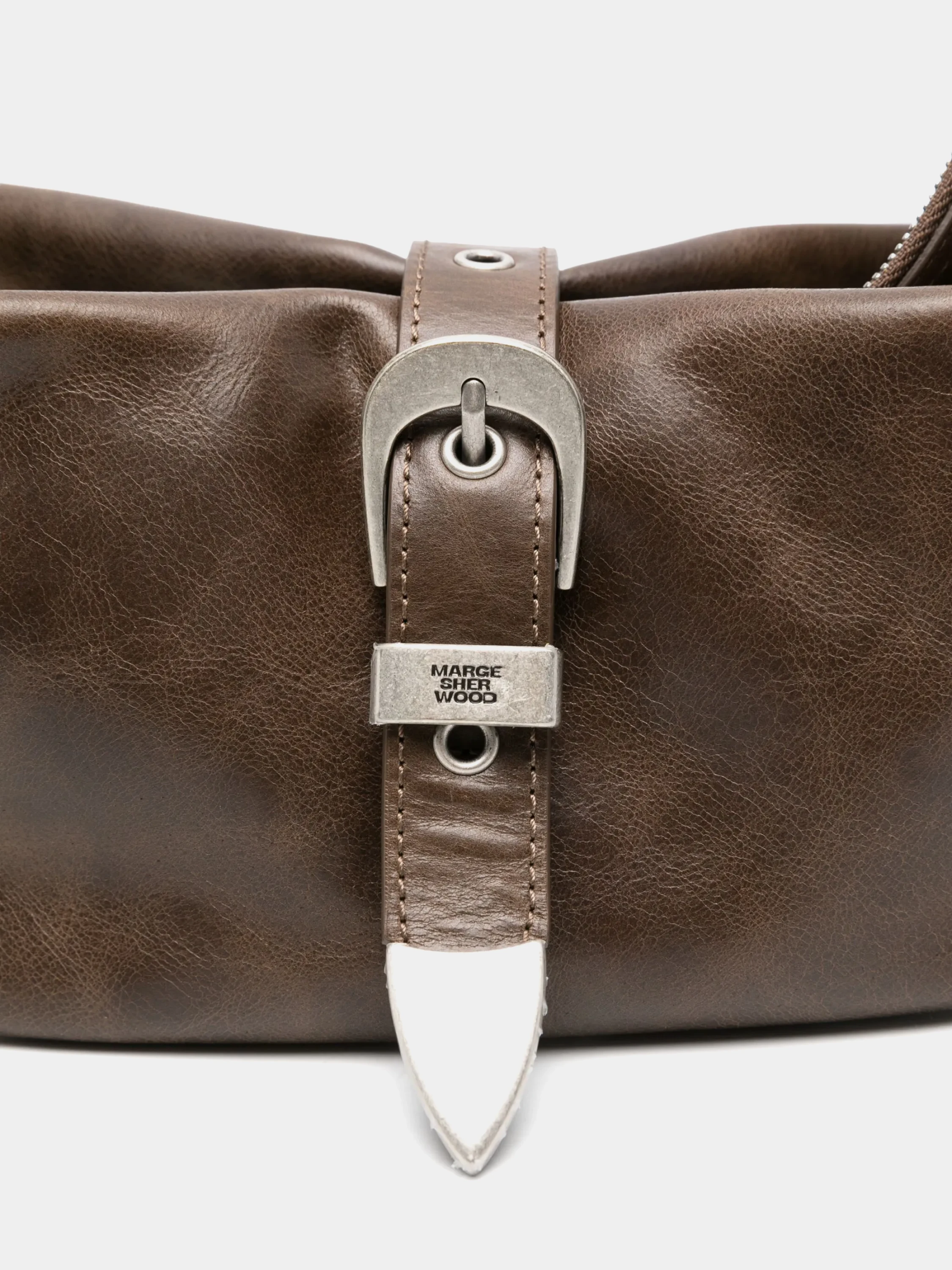 Женская сумка MARGESHERWOOD Belted Hobo Medium Washed Brown