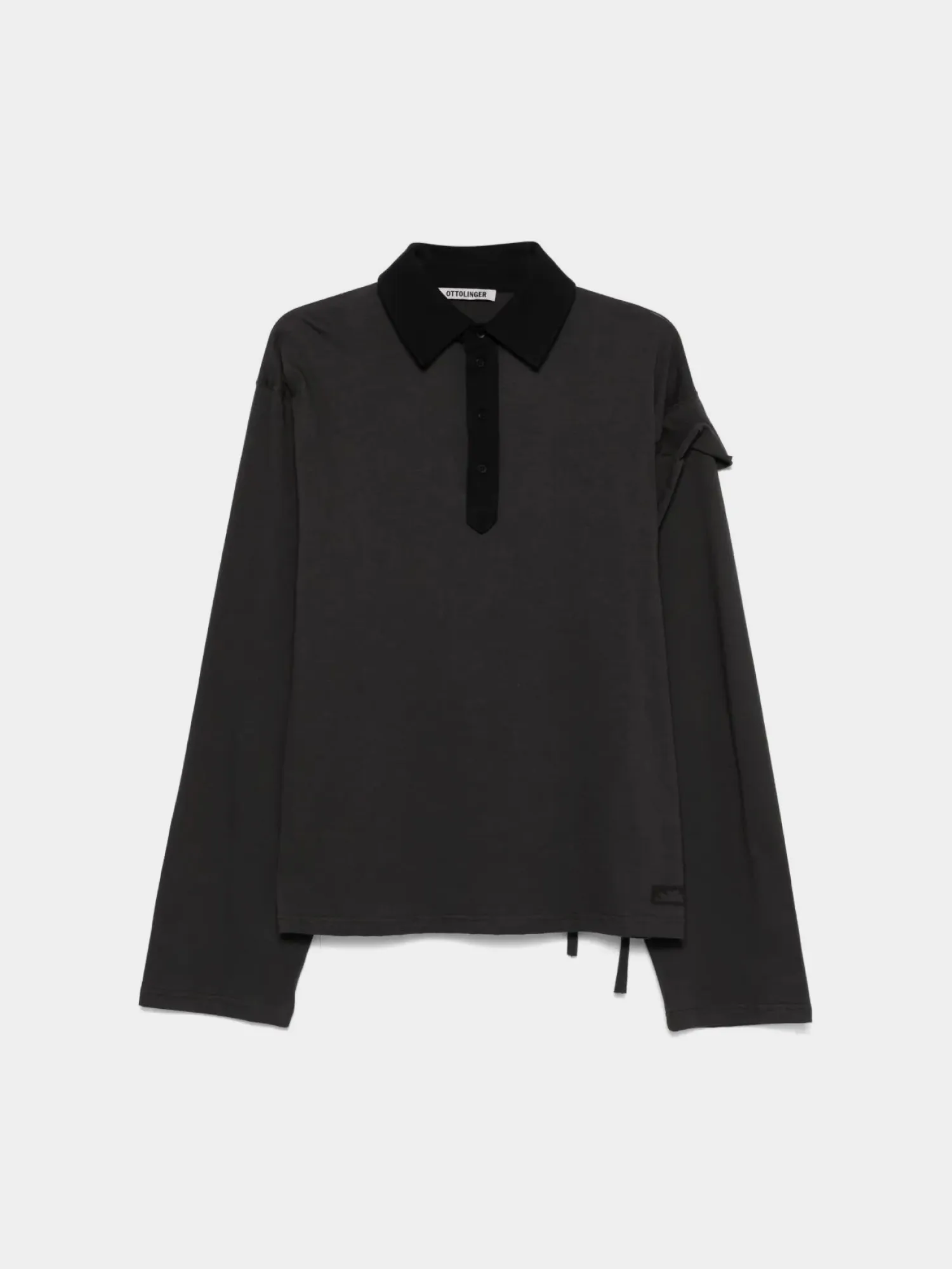 Женское Поло Ottolinger Polo L/S Black