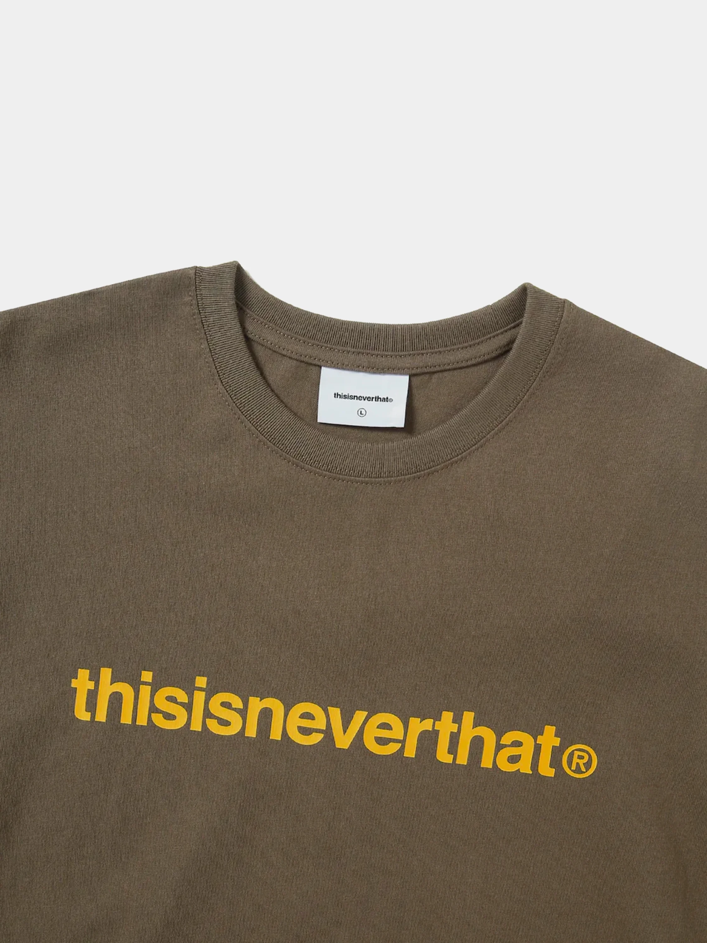 Футболка thisisneverthat T-Logo Tee Brown