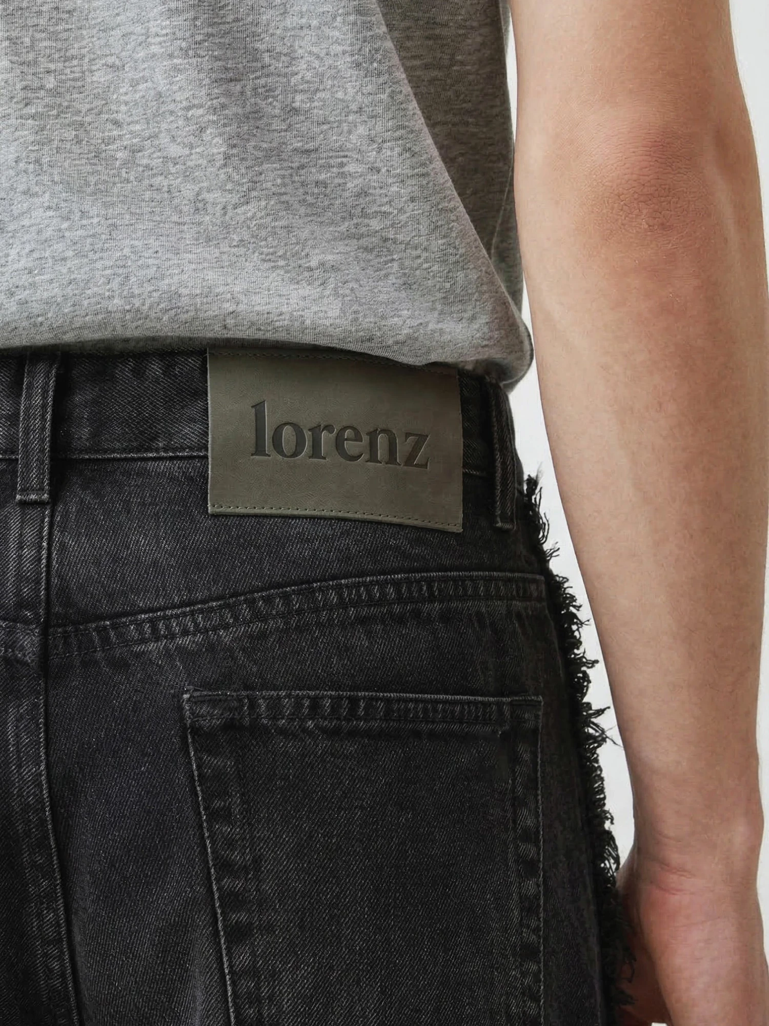 Джинсы lorenz Nico Fringe Washed Black