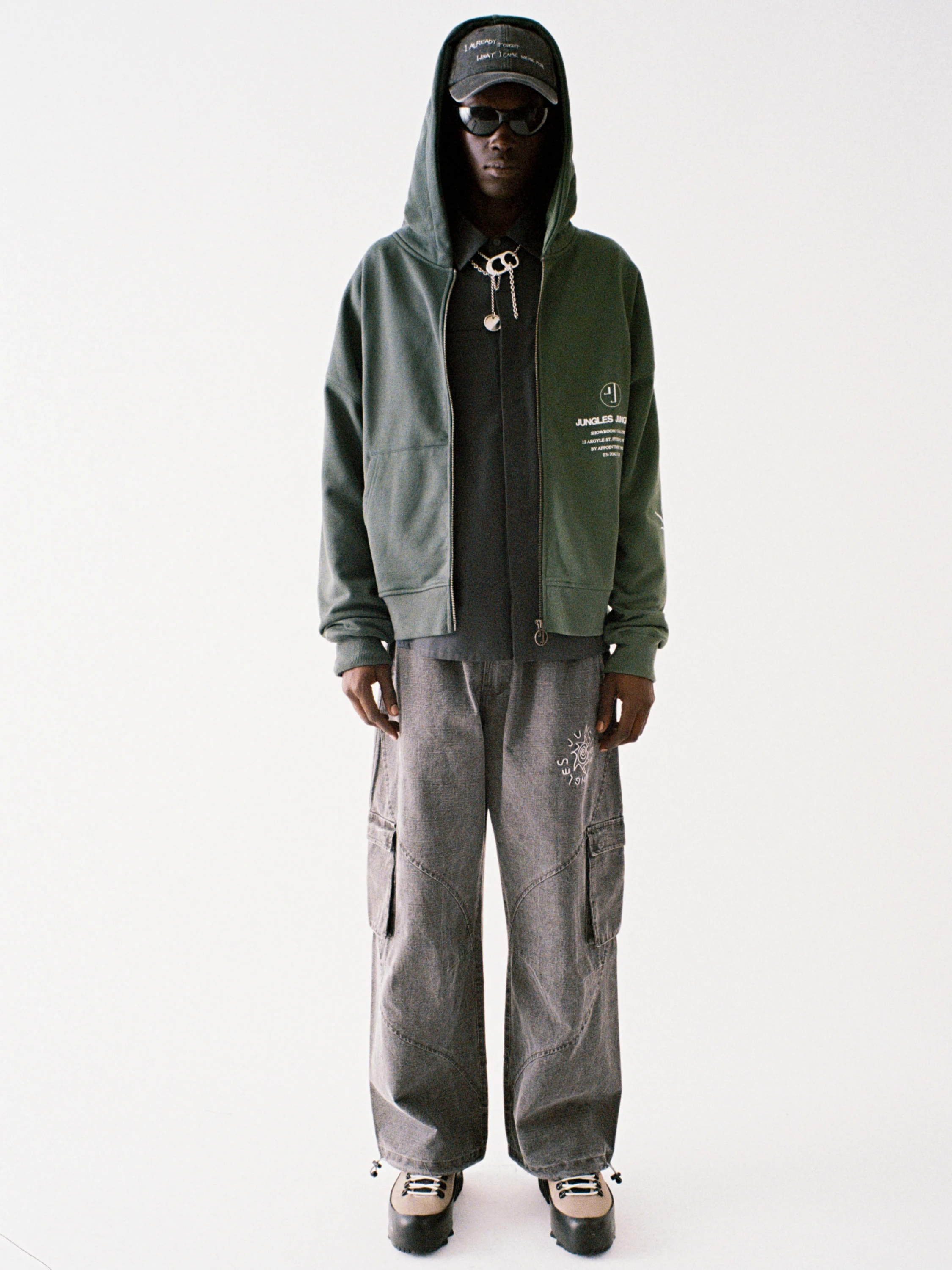 Зип-худи Jungles Jungles Appointment Only Split Green