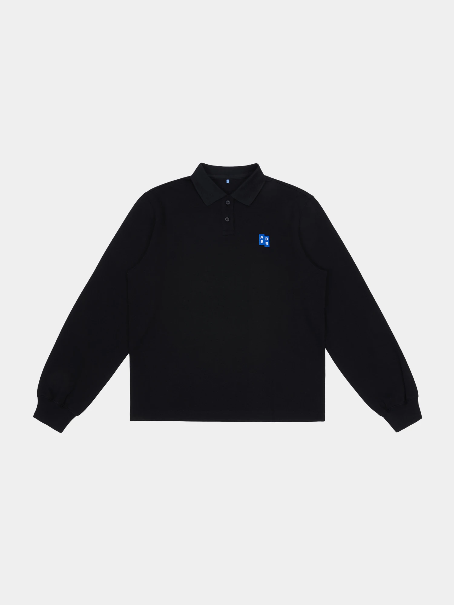 Поло ADERERROR Sig; BL Tag 04 Black