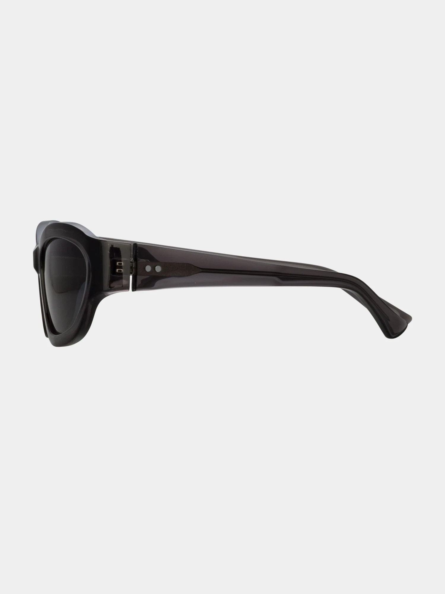 Очки Dries Van Noten x Linda Farrow Wrap Dark Brown