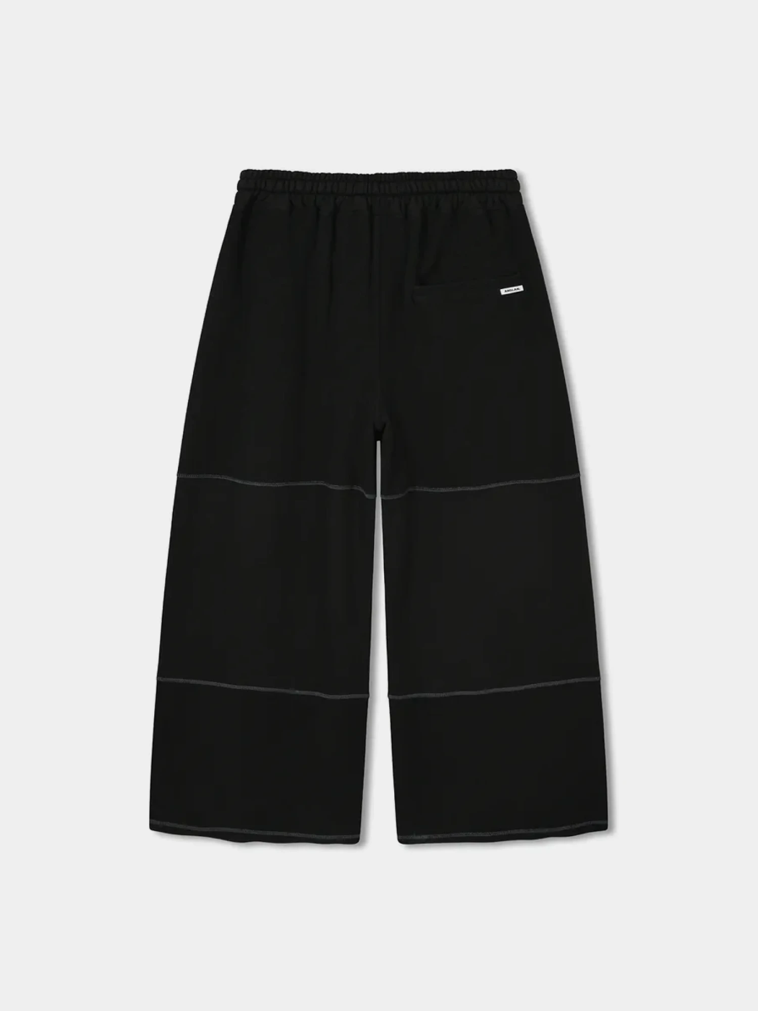 Брюки ANGLAN Reverse Panel Wide Sweat Black