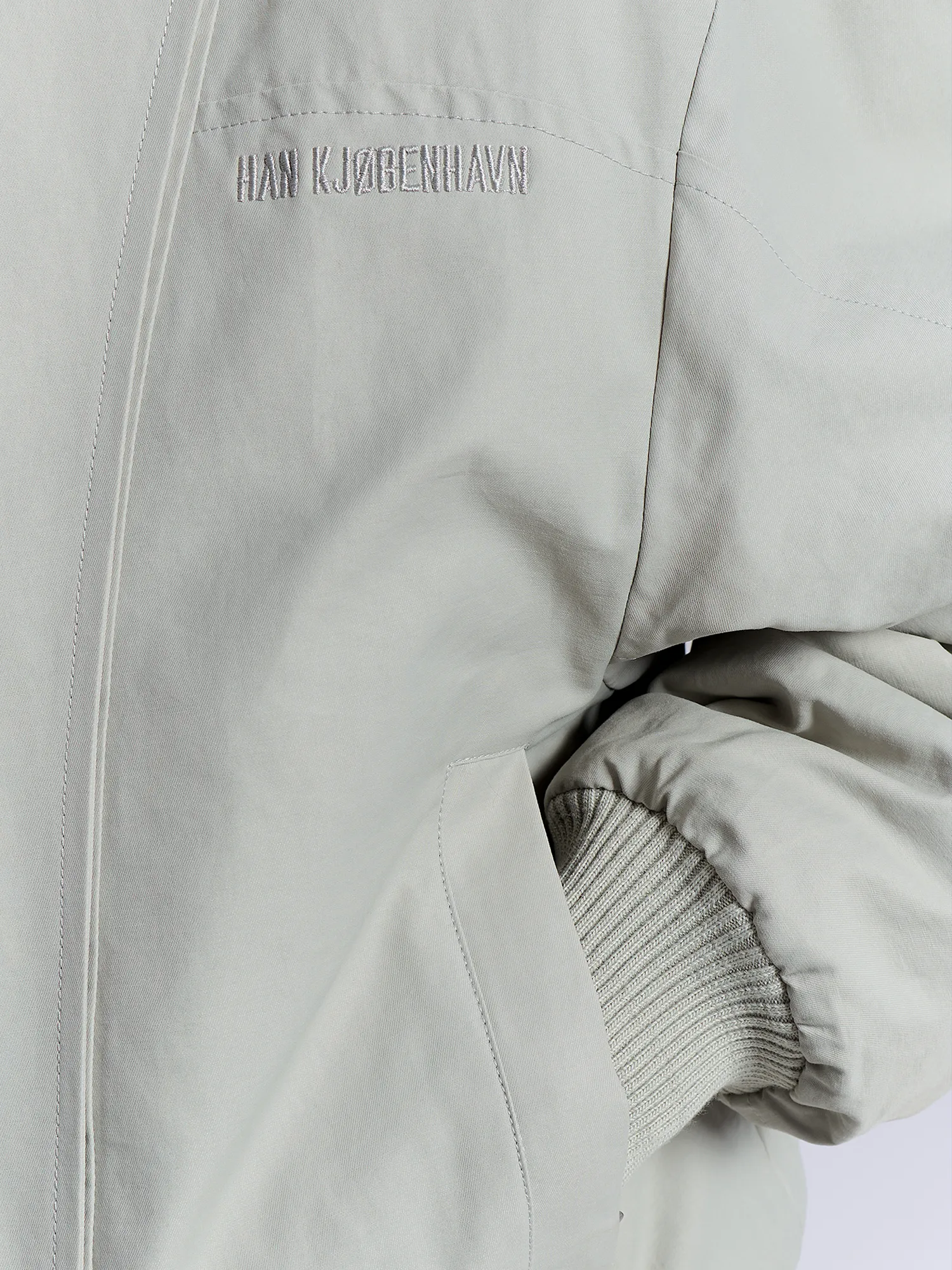 Бомбер Han Kjøbenhavn Padded Bomber Light Grey