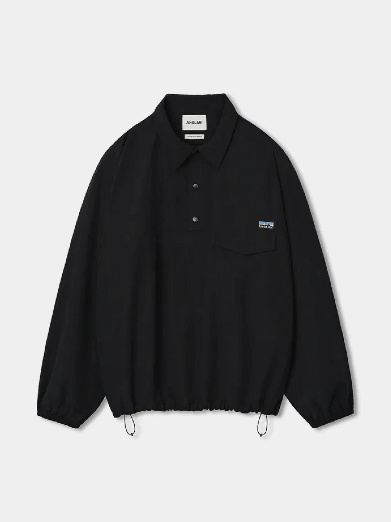 Анорак ANGLAN Perky Button Collar Black