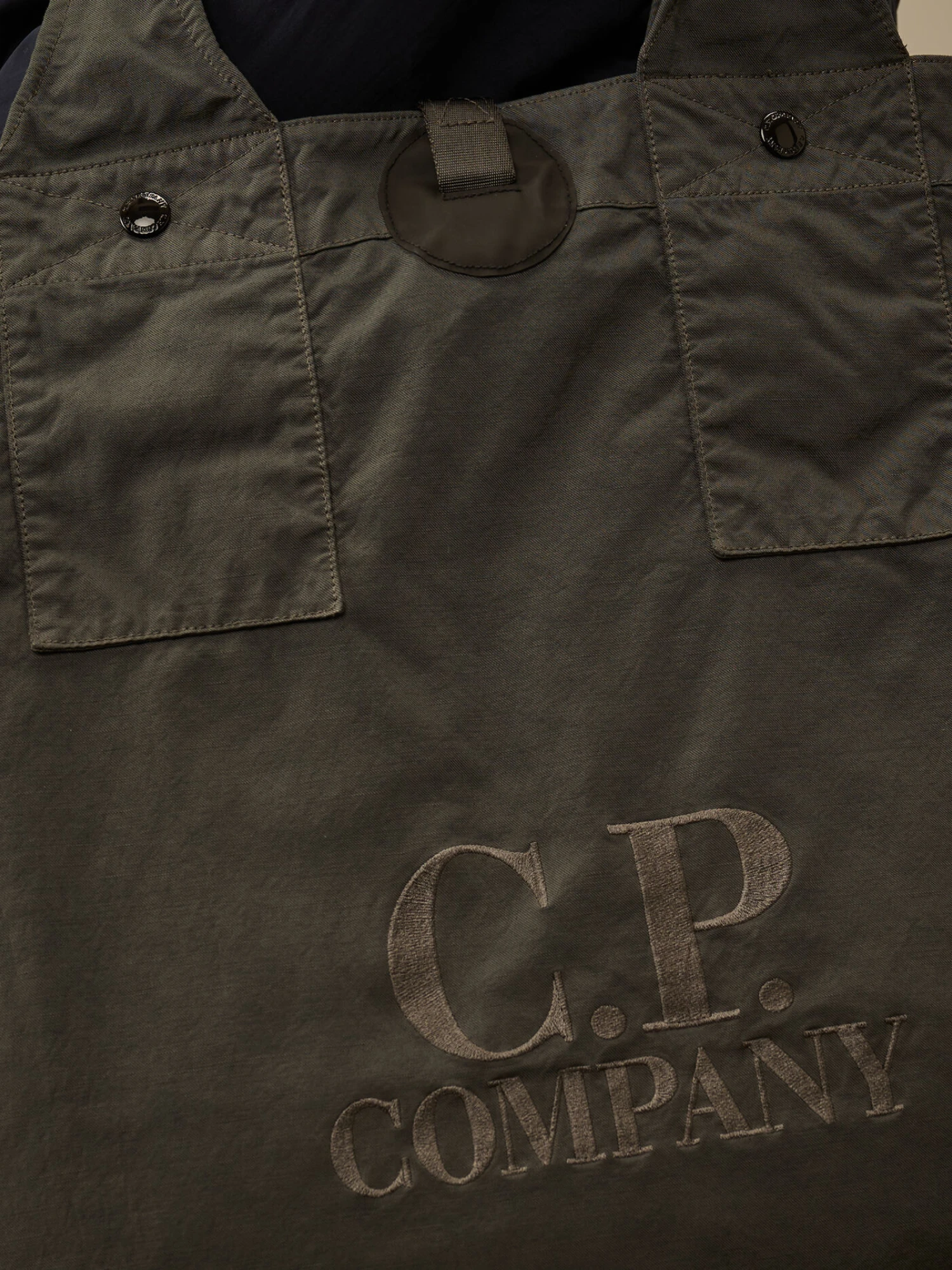 Тоут C.P. Company Twill Left Hand Logo Smoked Pearl