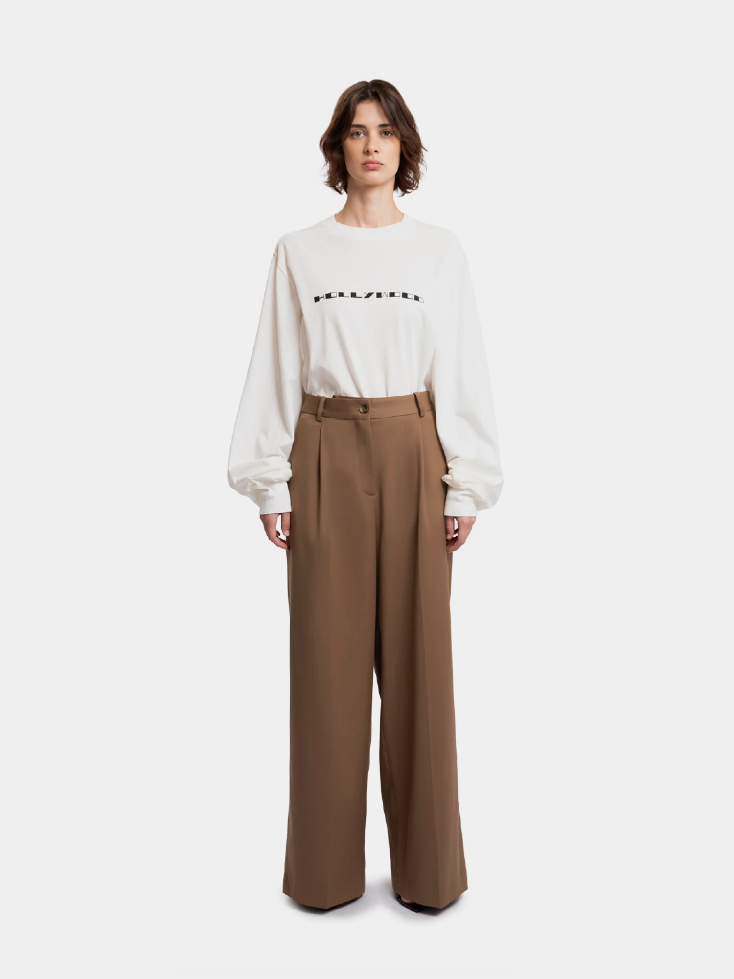 Женские брюки Han Kjøbenhavn Boxy Suit Trousers Light Brown