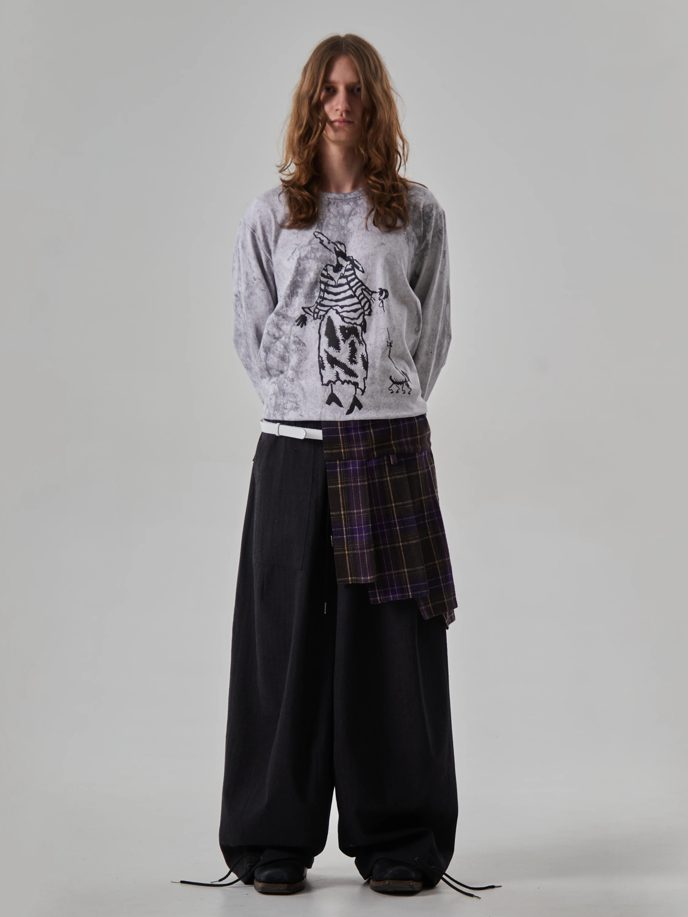 Пояс-юбка Siniy Vsadnik 1/2 Skirty Belt Tartan Multi/White