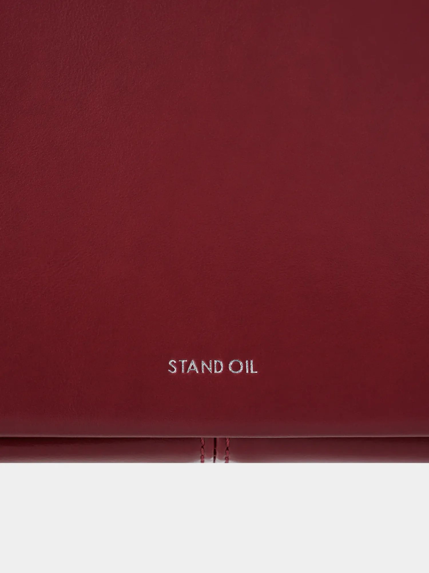Женская сумка STAND OIL More Baguette Red Wine