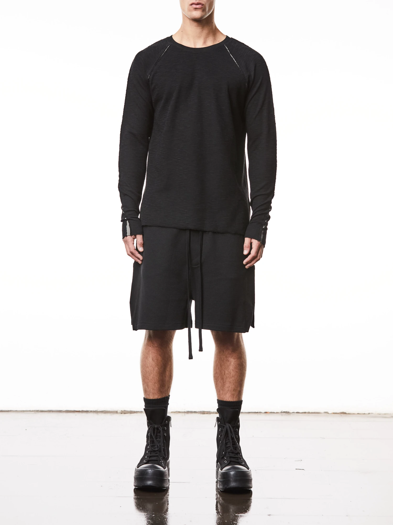 Лонгслив thom/krom M TS 833 Black