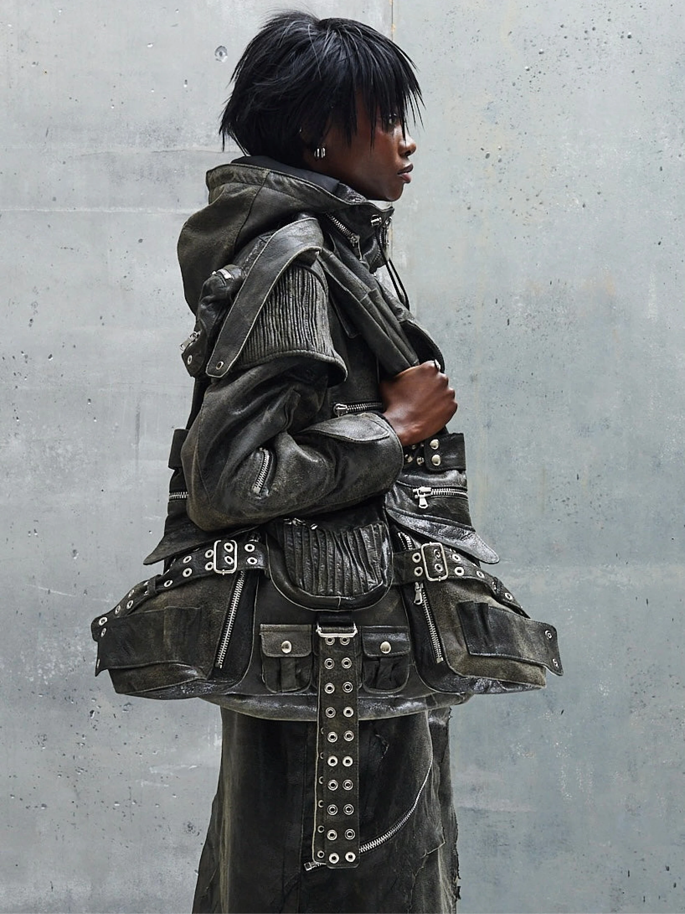 Сумка NO/FAITH STUDIOS Leather Multipocket Bag 003