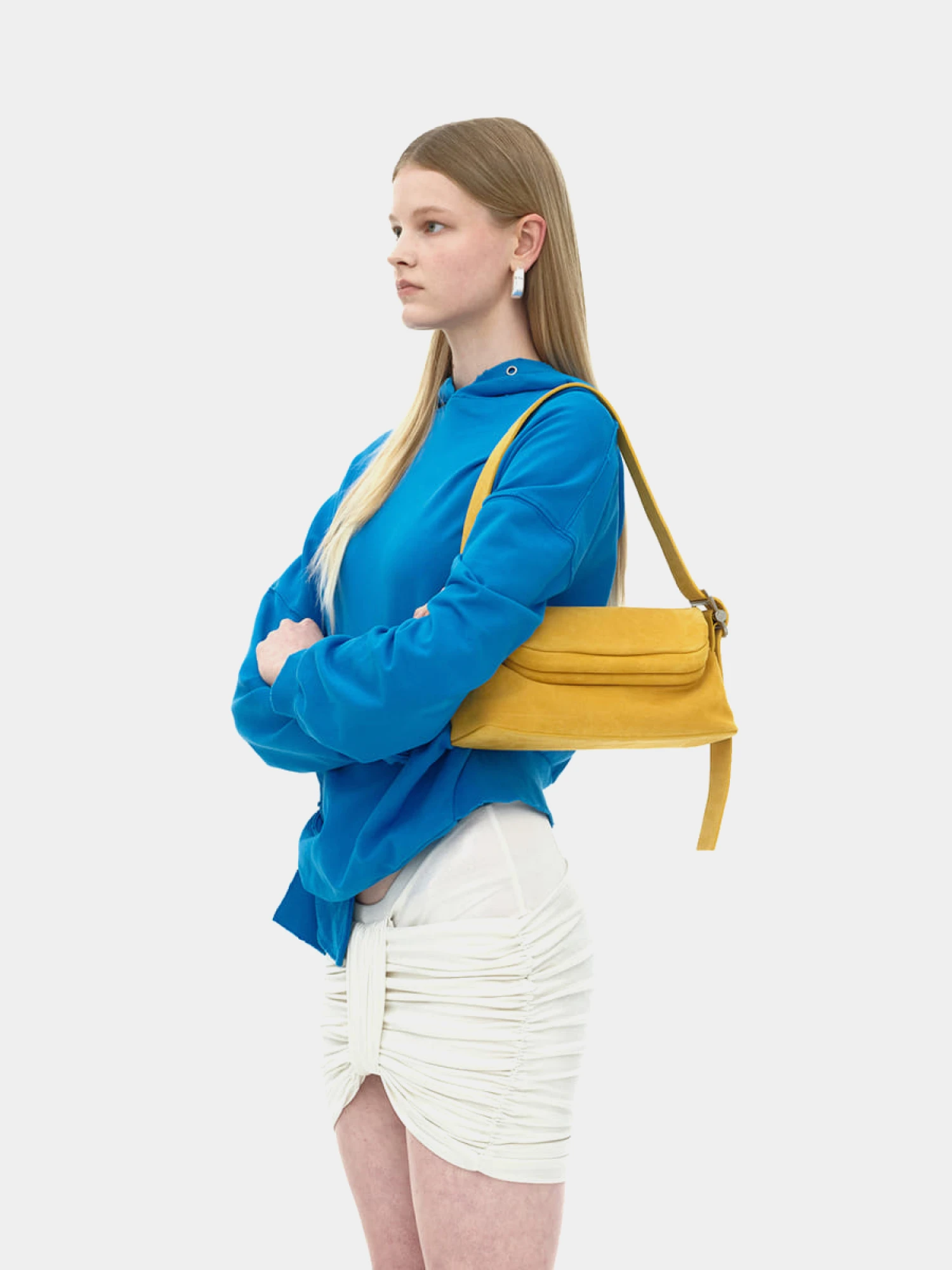 Сумка OSOI Folder Brot Suede Mustard