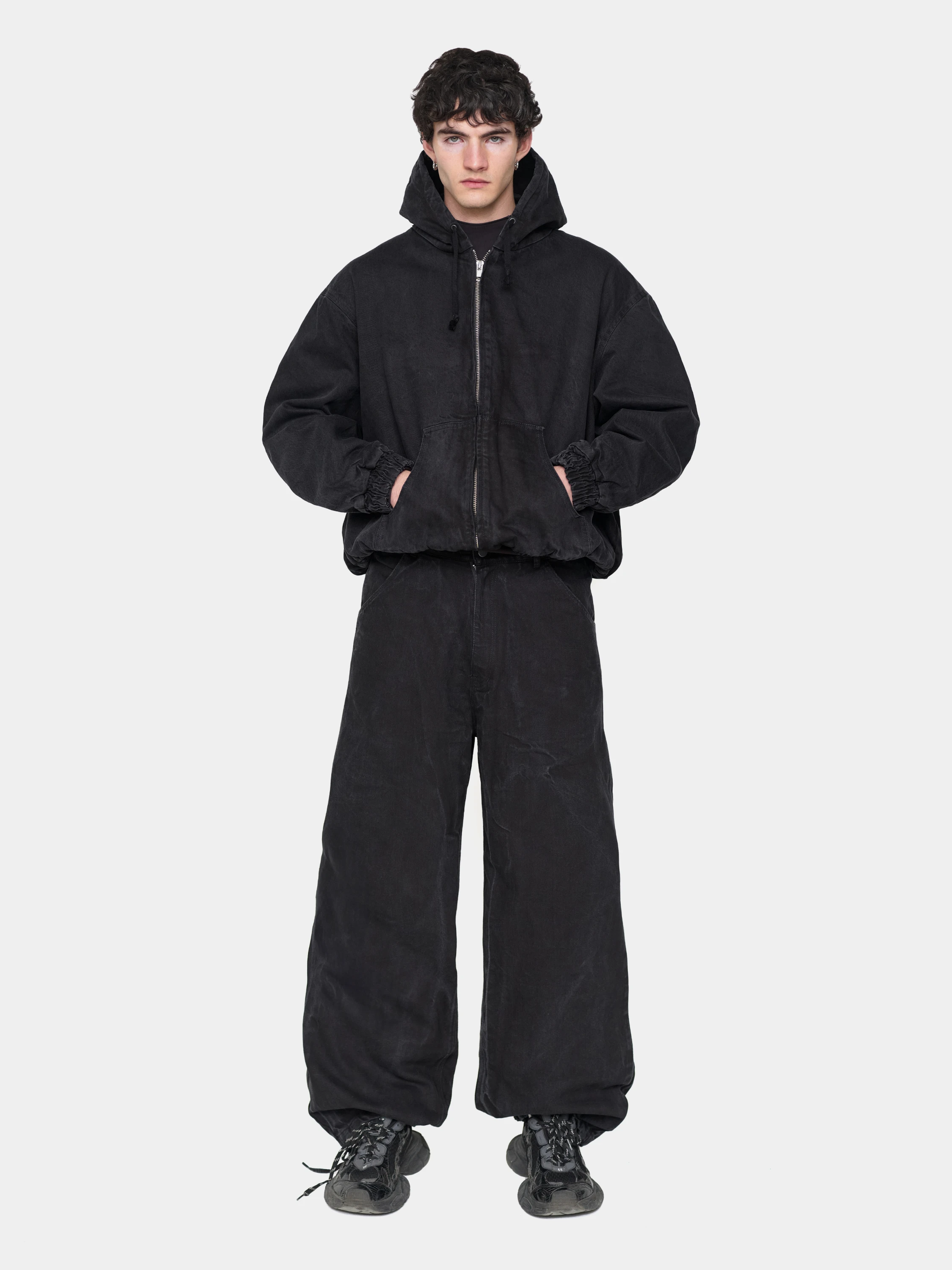 Куртка XSAI Work Jacket Washed Black