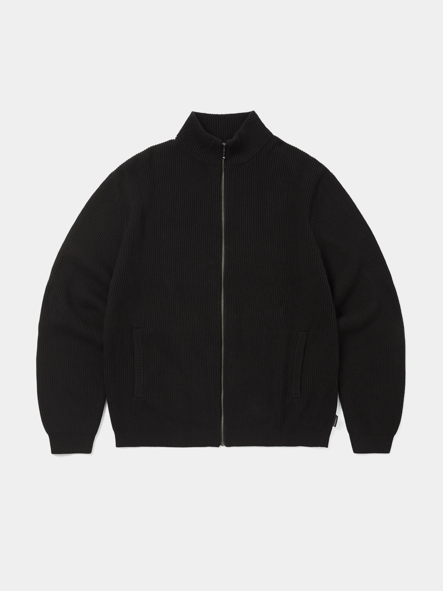 Кардиган thisisneverthat Washed Full Zip Cardigan Black