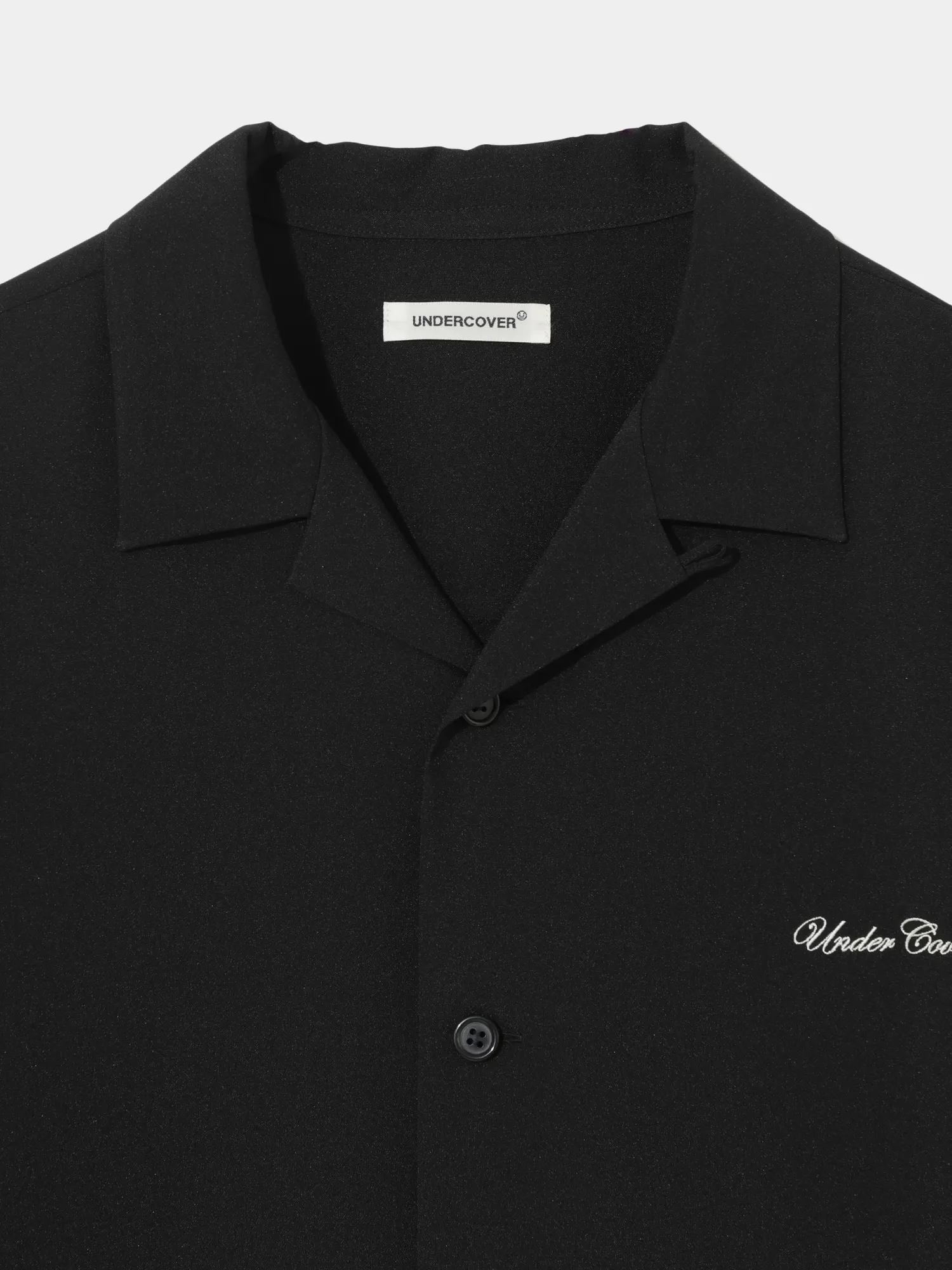 Рубашка UNDERCOVER Front Logo Embroidery Black