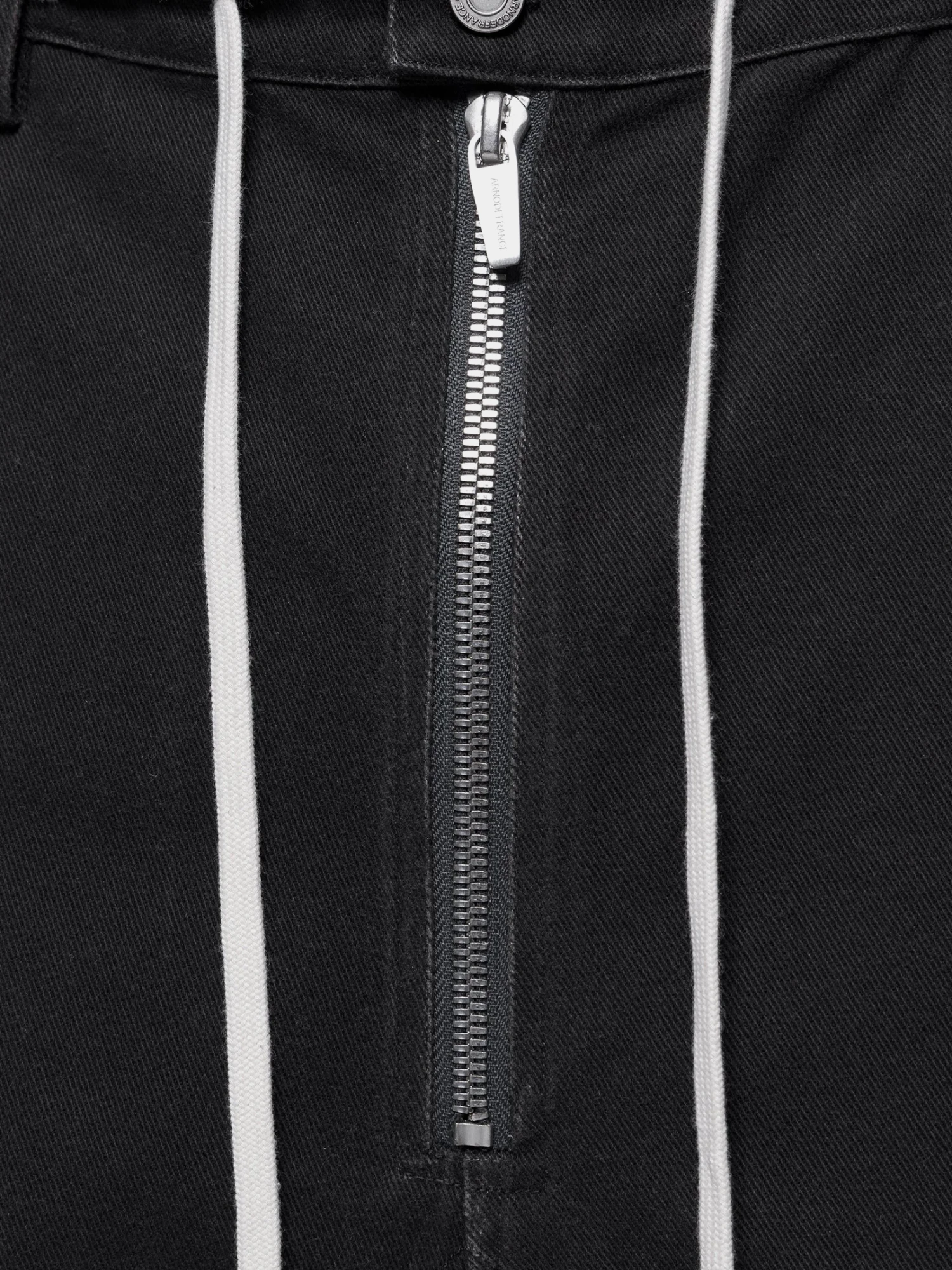 Джинсы ARNODEFRANCE Raw Edge Baggy Washed Black