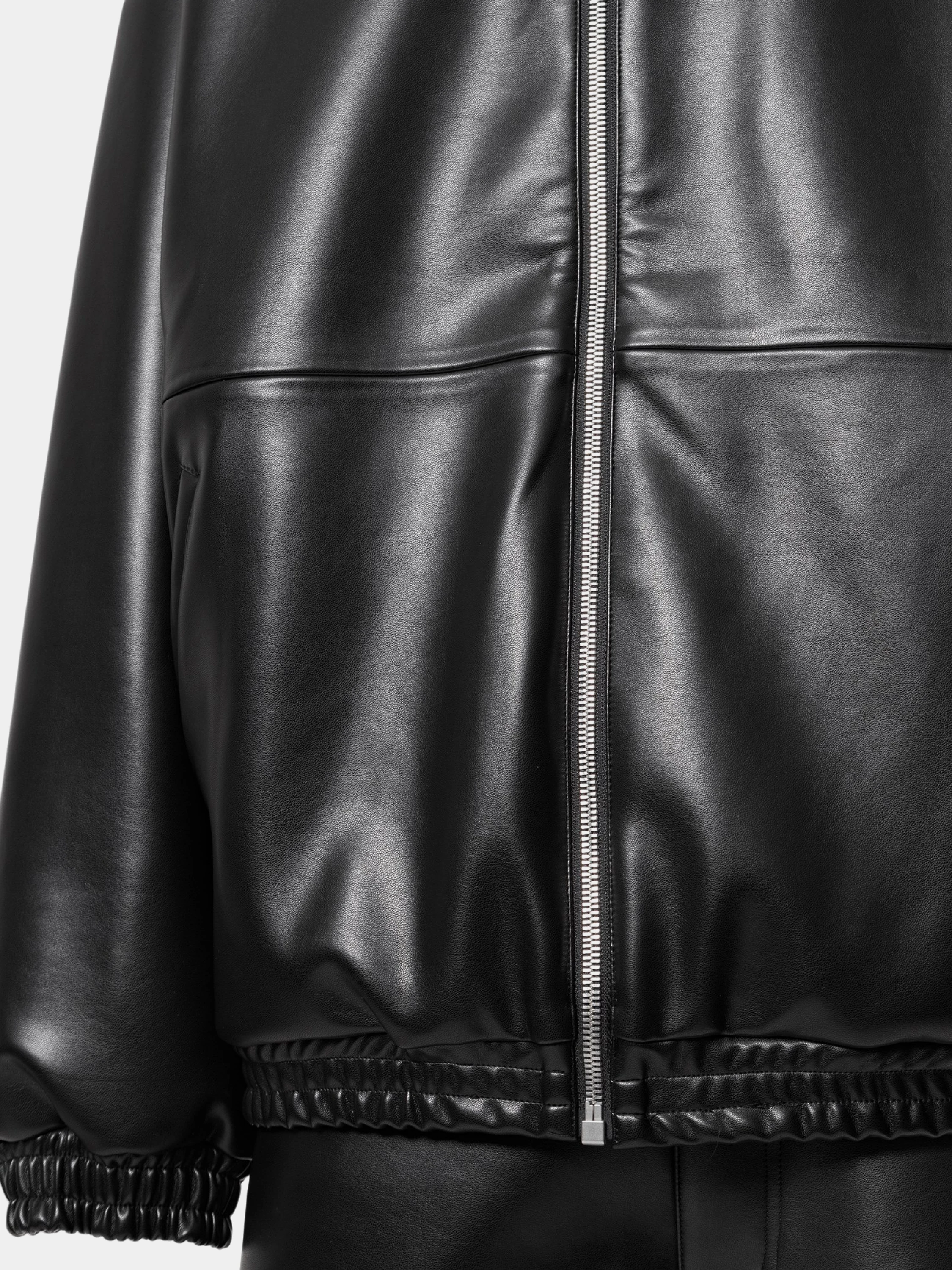 Кожаная куртка ARNODEFRANCE Leather Track Black