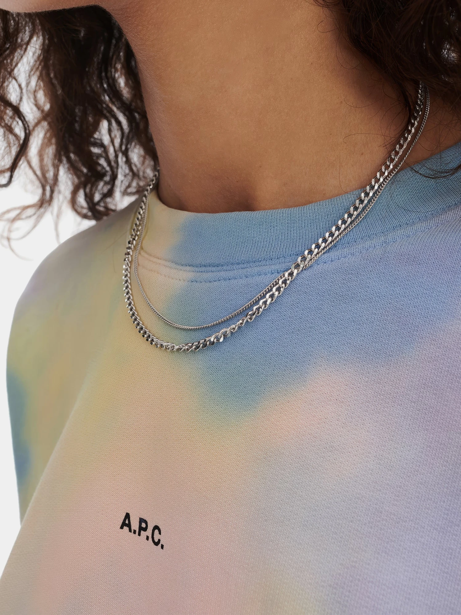 Цепочка A.P.C. Minimal Necklace Argent