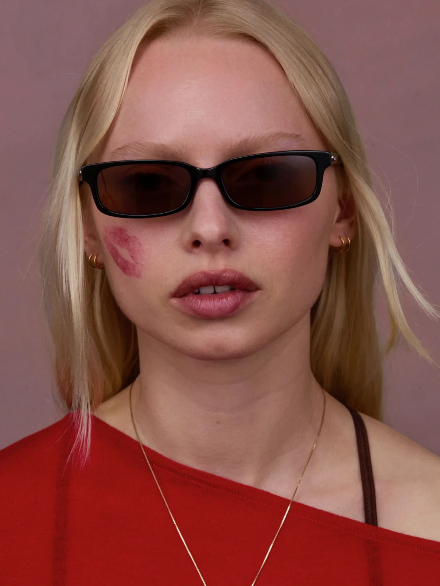 Очки Bonnie Clyde Boyfriend 2 Black & Brown Lens