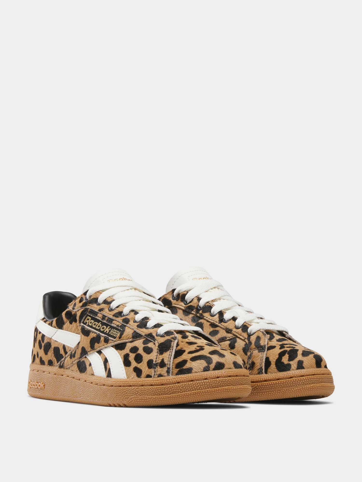 Женские кеды Reebok Club C Grounds UK Cheetah