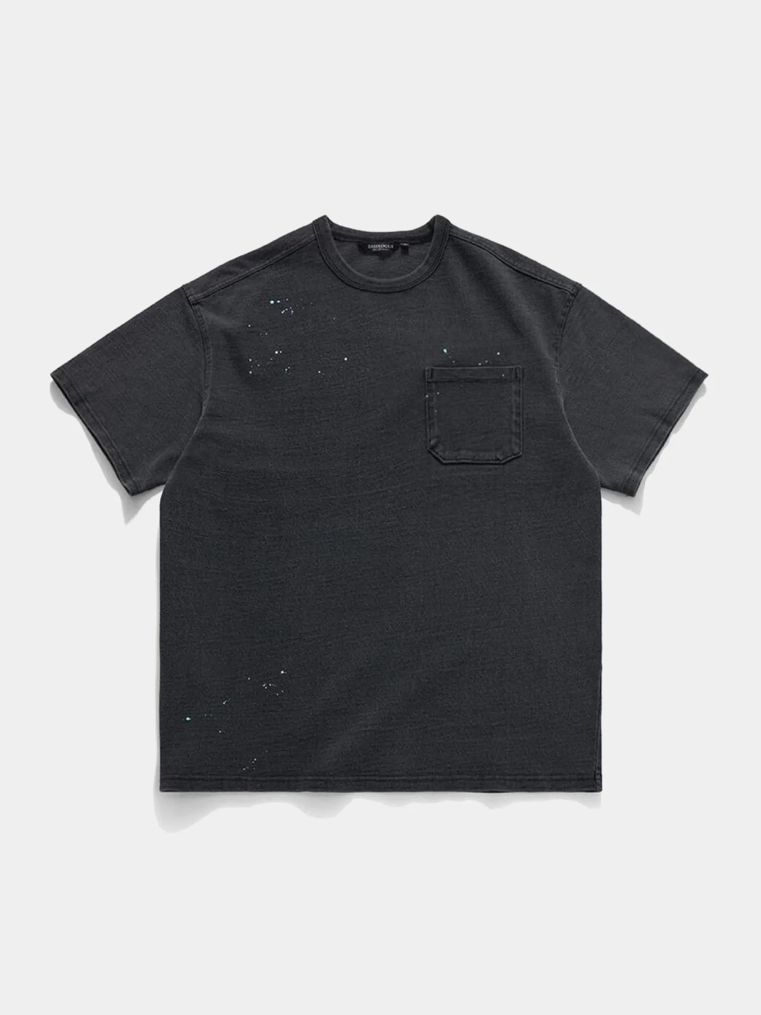 Футболка EASTLOGUE Naval Embroidery Washed Black