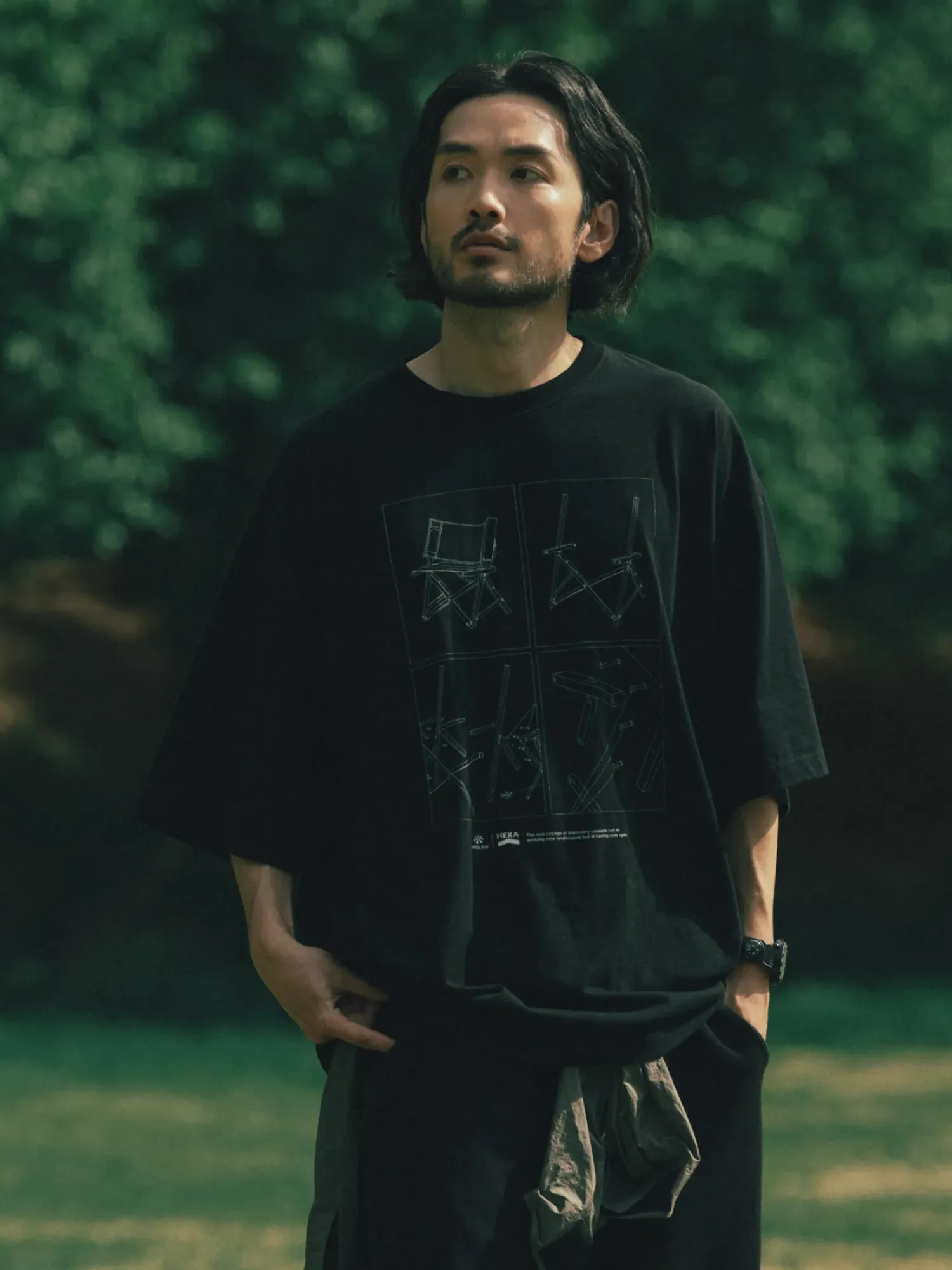 Футболка ANGLAN How To Make Chair Half Tee Black