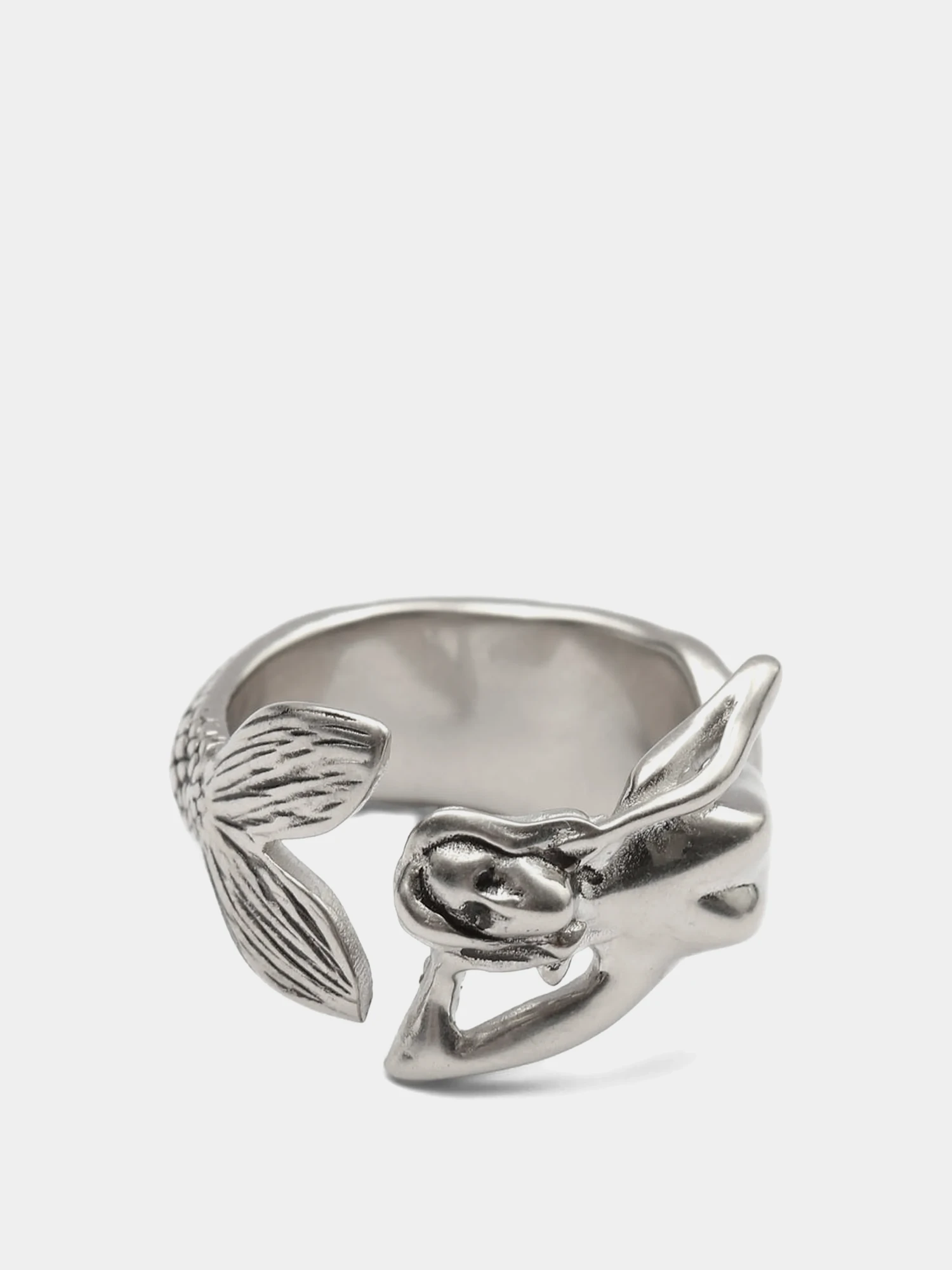 Кольцо MM6 Maison Margiela Mermaid Ring Brushed Palladio