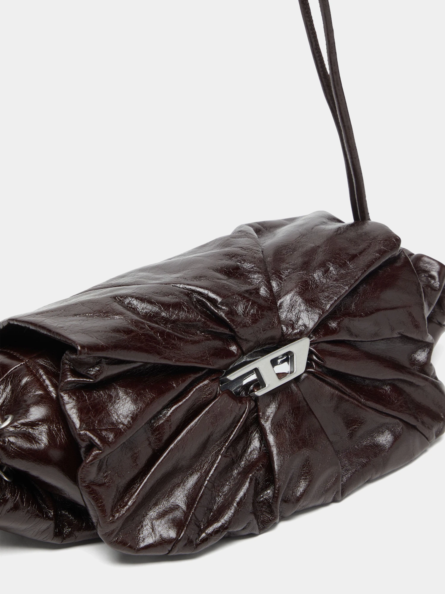 Сумка Diesel Scrunch-D Shoulder S Brown