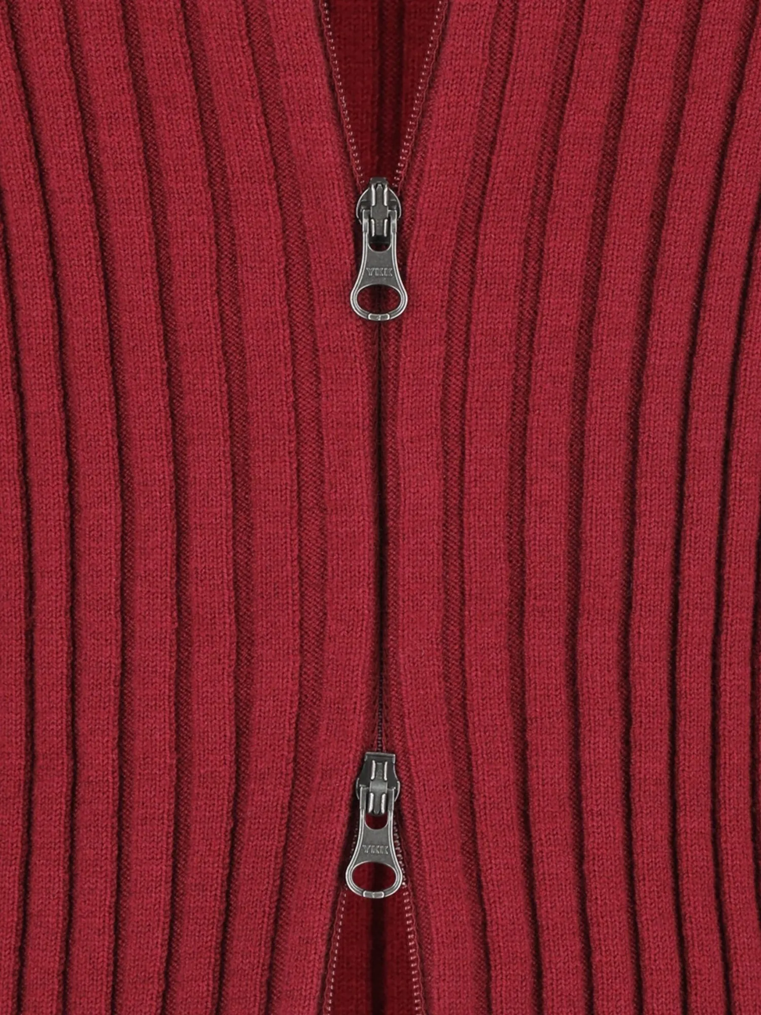 Женский кардиган AMOMENTO Ribbed High Neck Burgundy