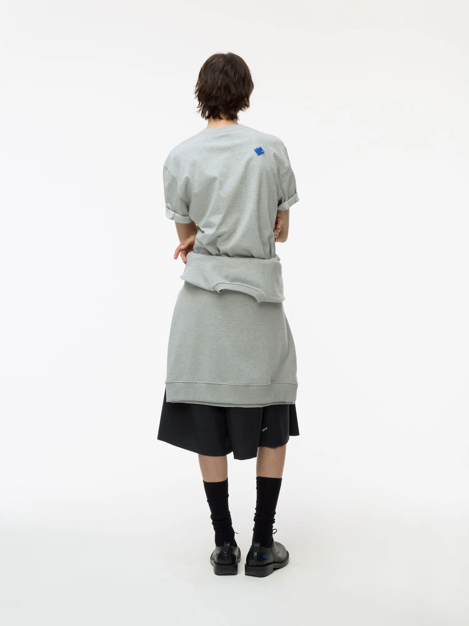 Футболка ADERERROR Sig; BL Tag T-Shirt 01 Grey