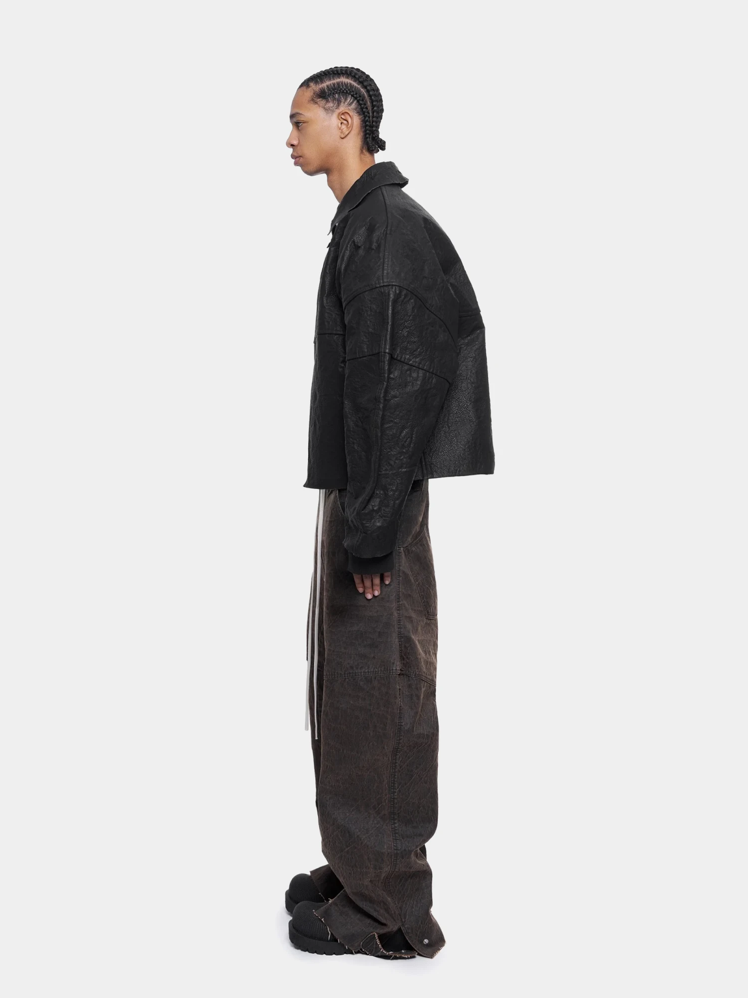 Кожаная куртка ARNODEFRANCE Metalized Leather Black