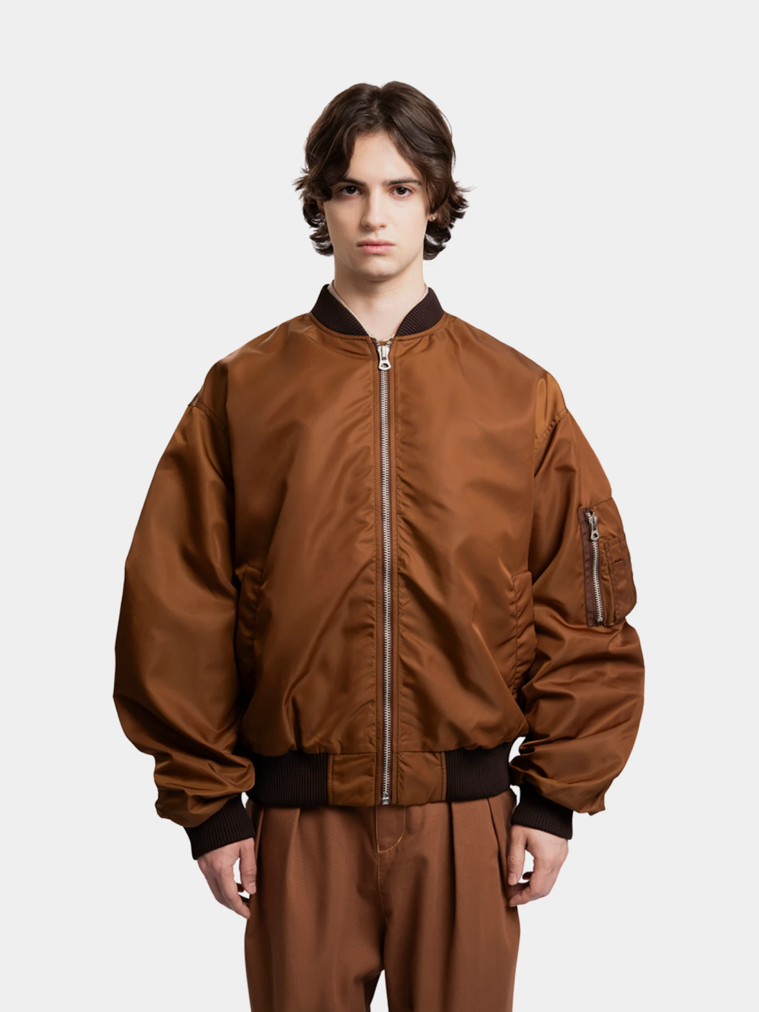 Бомбер Red September Bomber Jacket Brown