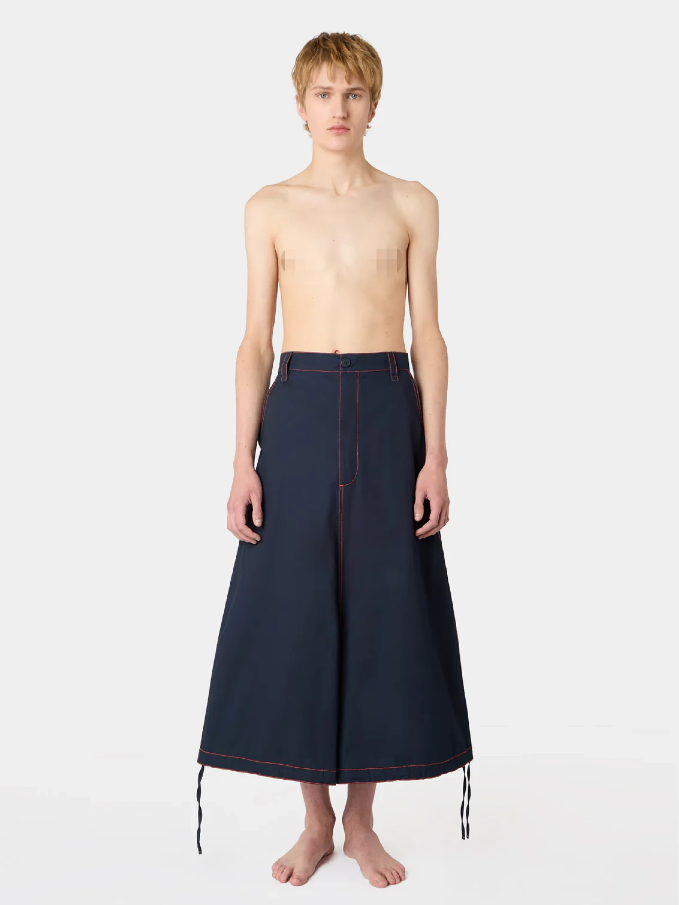 Брюки Sunnei Cavallo Basso Mid Washed Denim