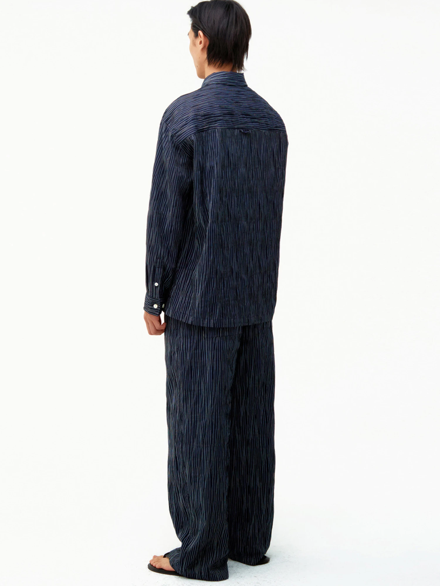 Брюки COOR Textured Stripe Lounge Navy