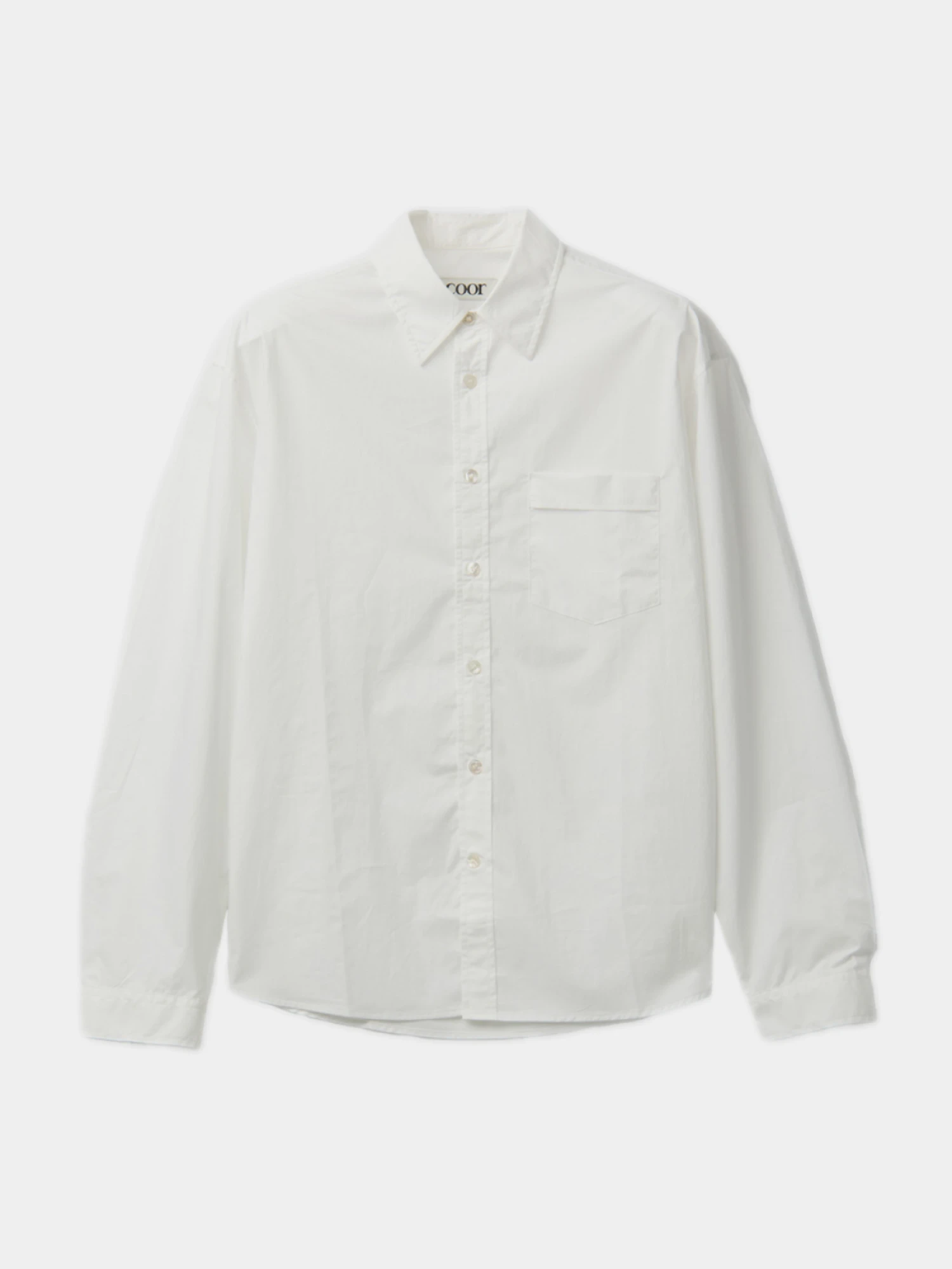 Рубашка COOR Paper Cotton Shirt White