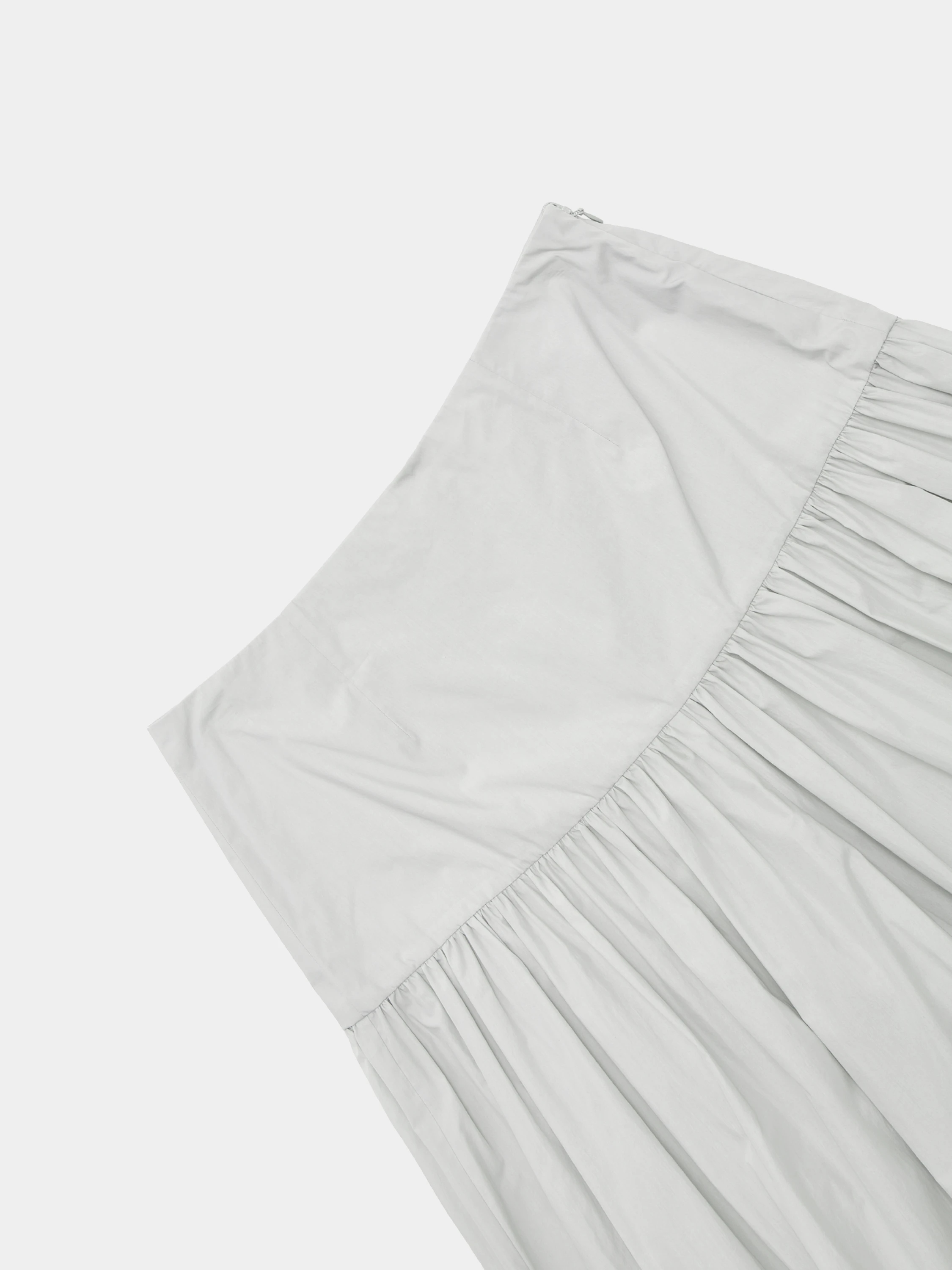 Женские брюки AMOMENTO Shirring Flare Pants Light Grey